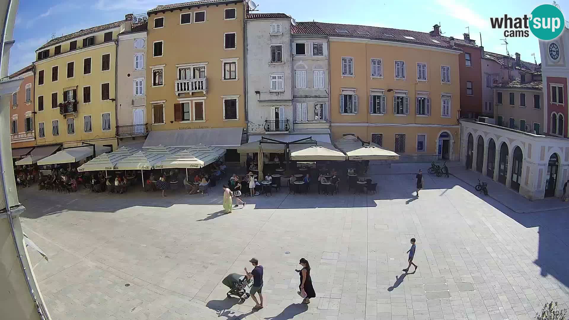 Webcam Rovinj Center – Plaza Principal