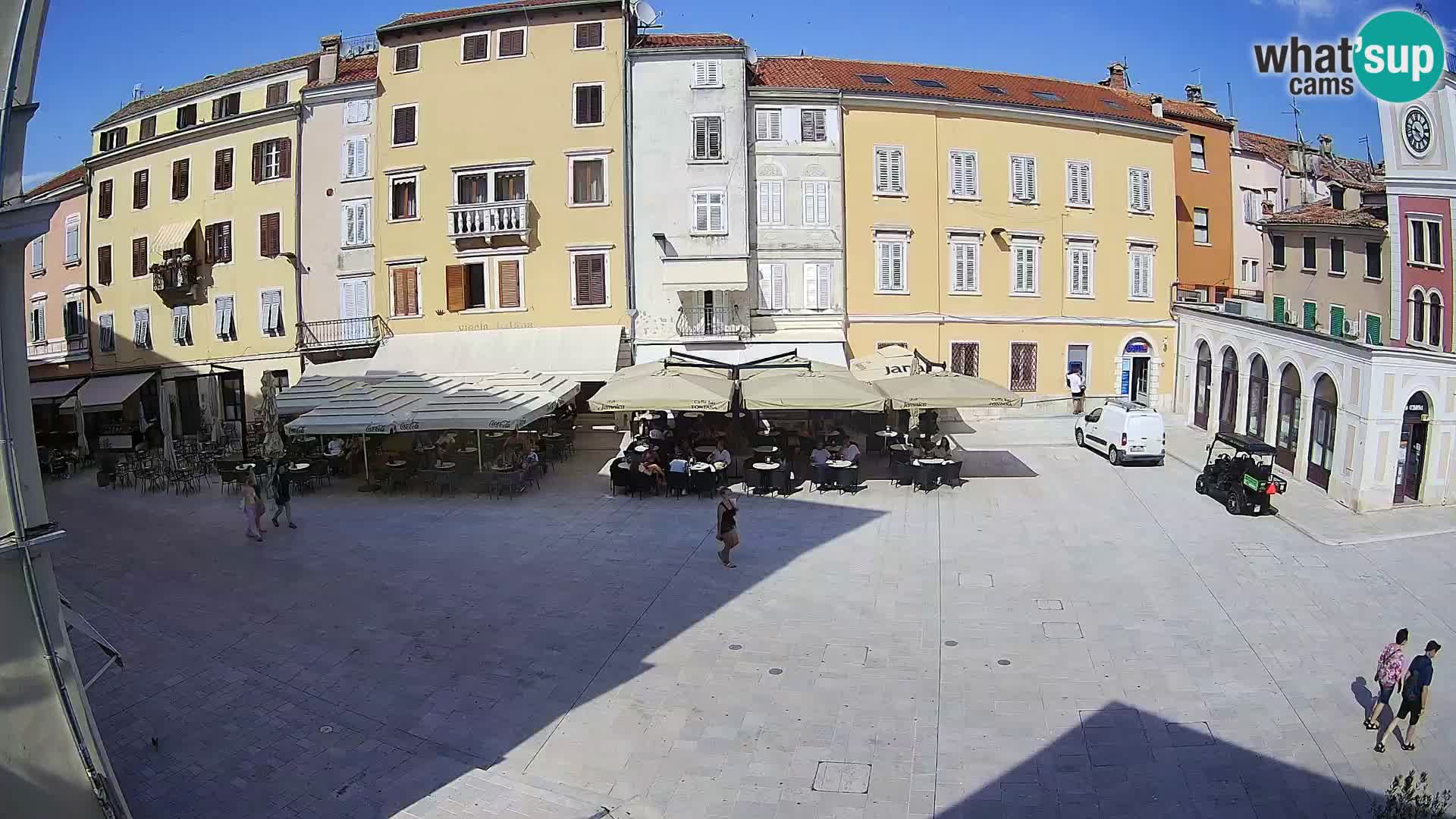 Webcam Rovinj Zentrum – Hauptplatz in Echtzeit