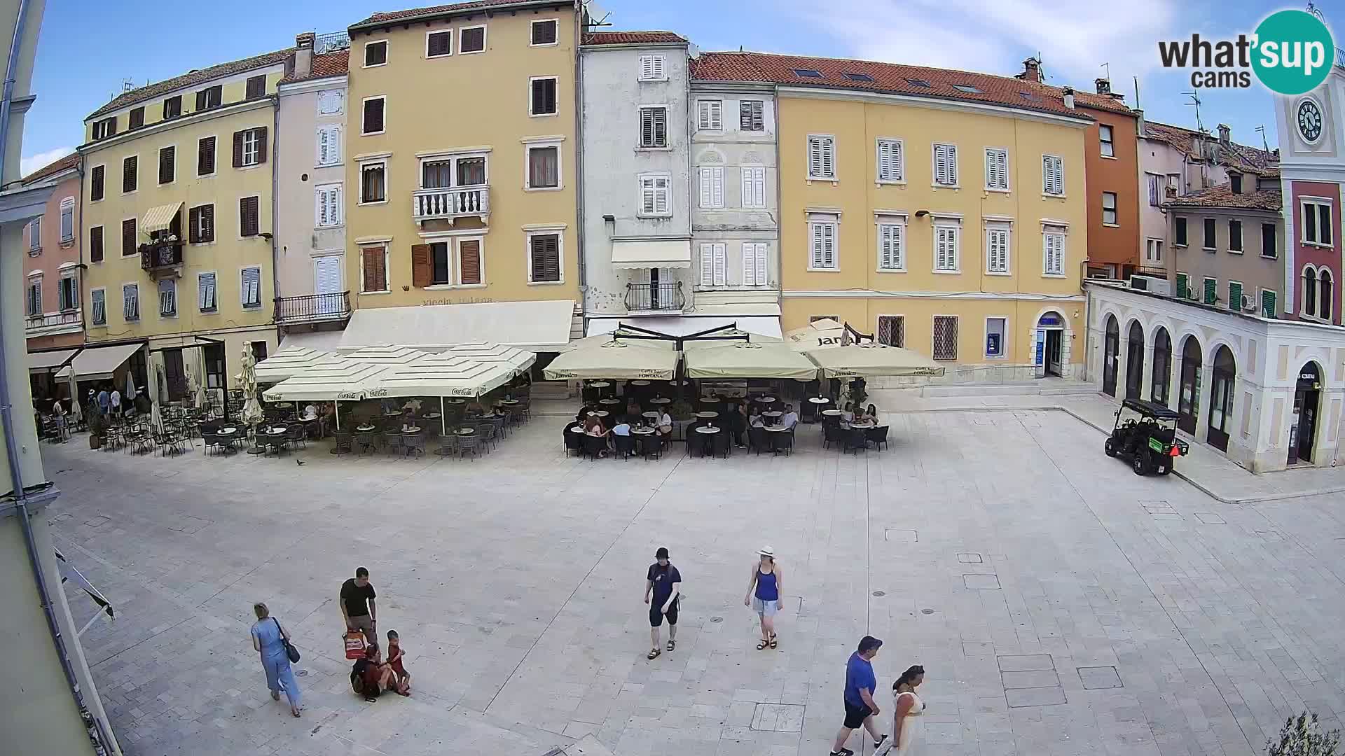 Webcam Rovinj Zentrum – Hauptplatz in Echtzeit
