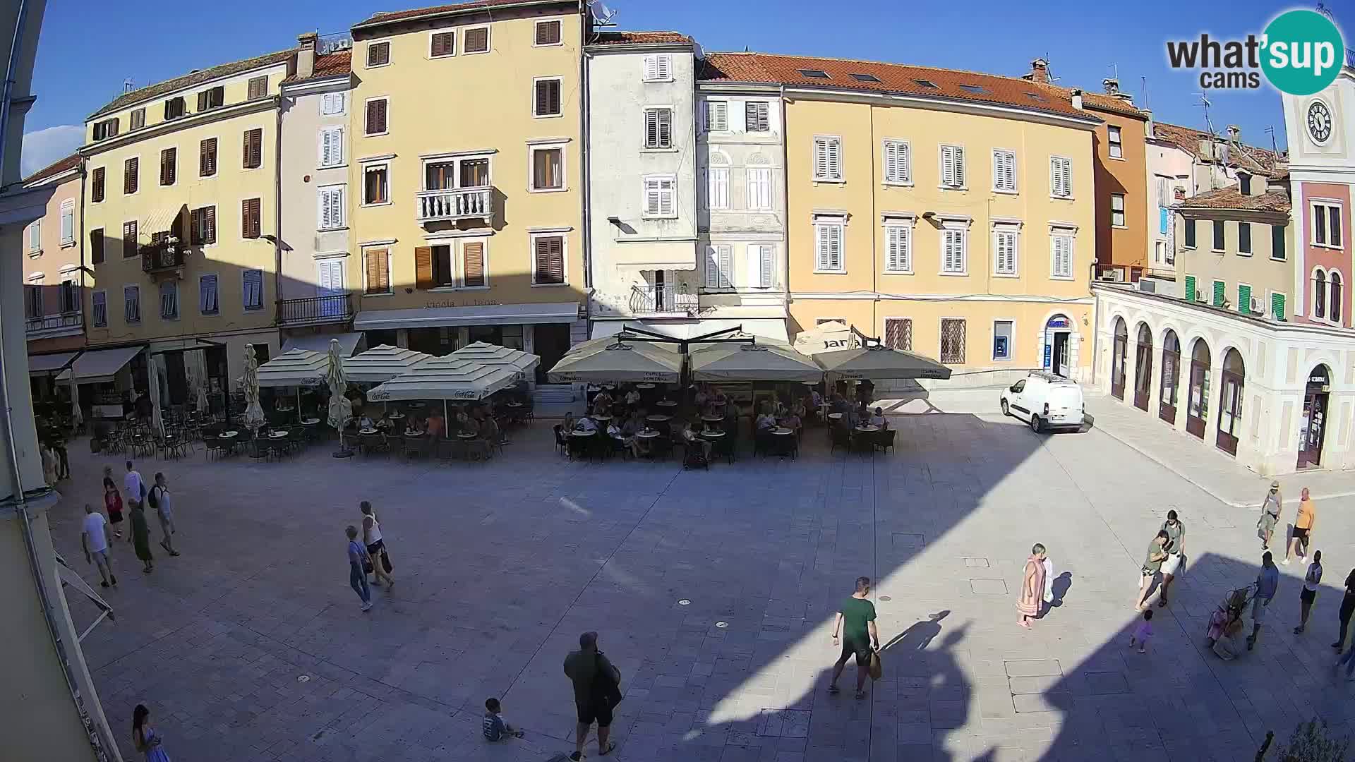 Webcam Rovinj Zentrum – Hauptplatz in Echtzeit