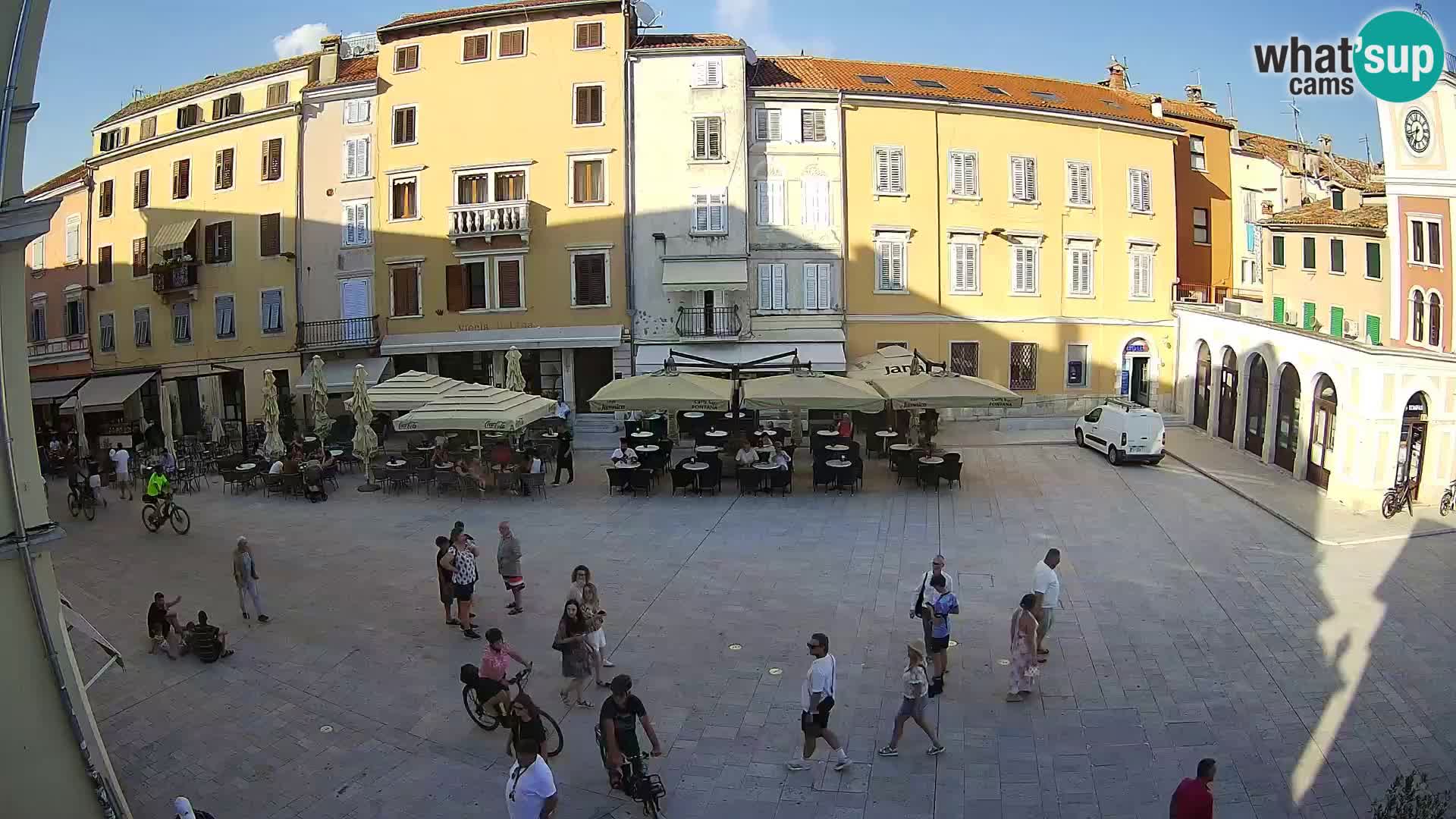 Webcam Rovinj Zentrum – Hauptplatz in Echtzeit