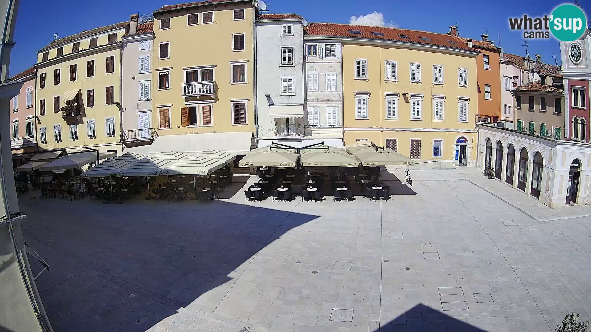 Webcam Rovinj Center – Plaza Principal