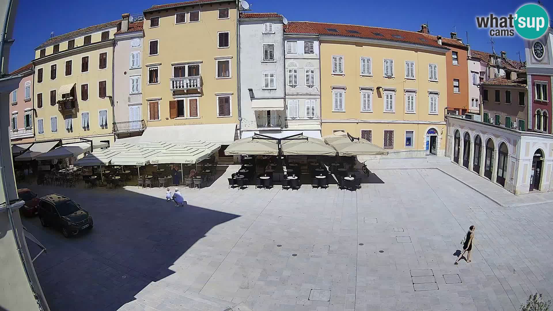 Webcam Rovinj Zentrum – Hauptplatz in Echtzeit