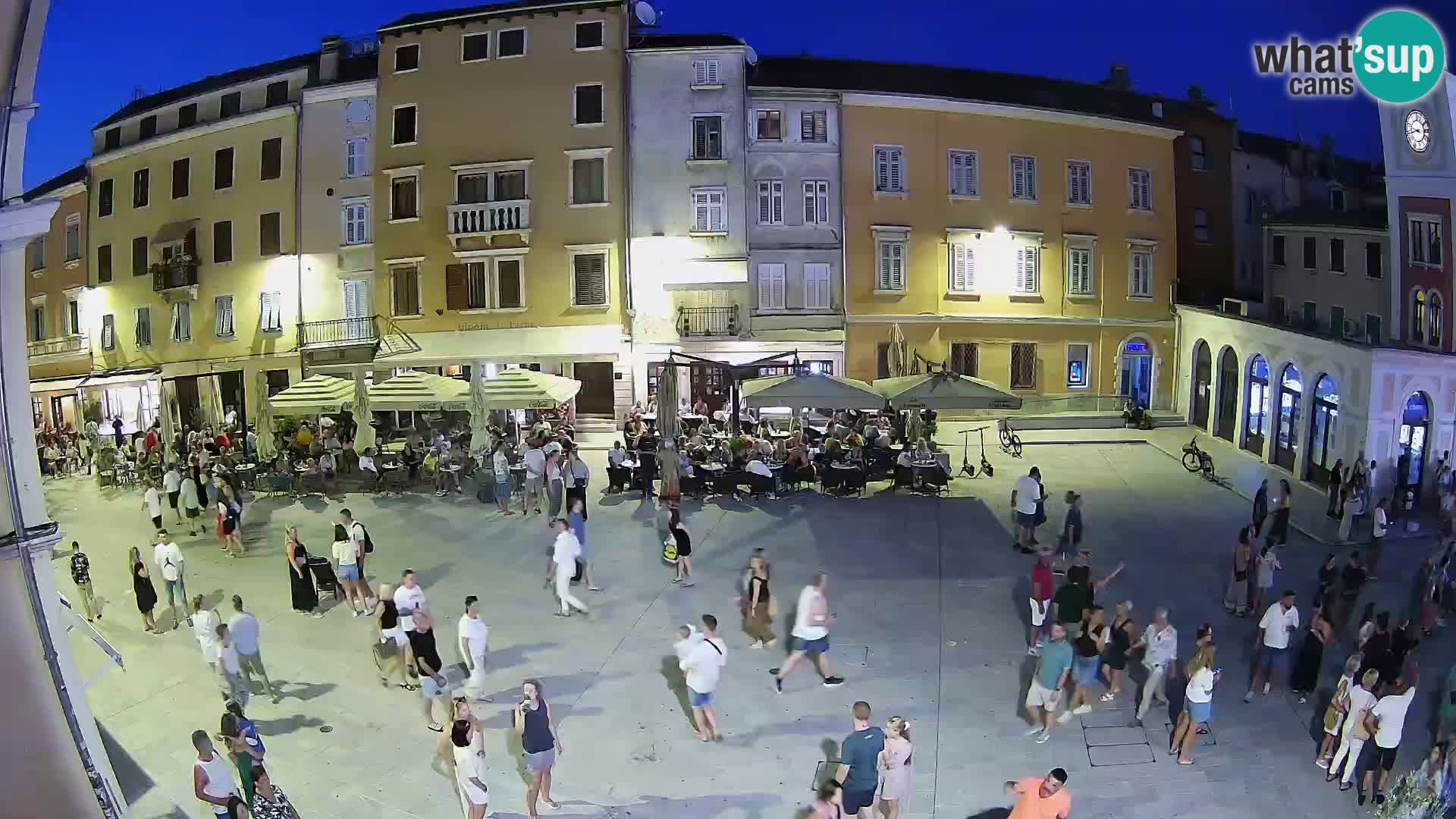 Webcam Rovinj Zentrum – Hauptplatz in Echtzeit