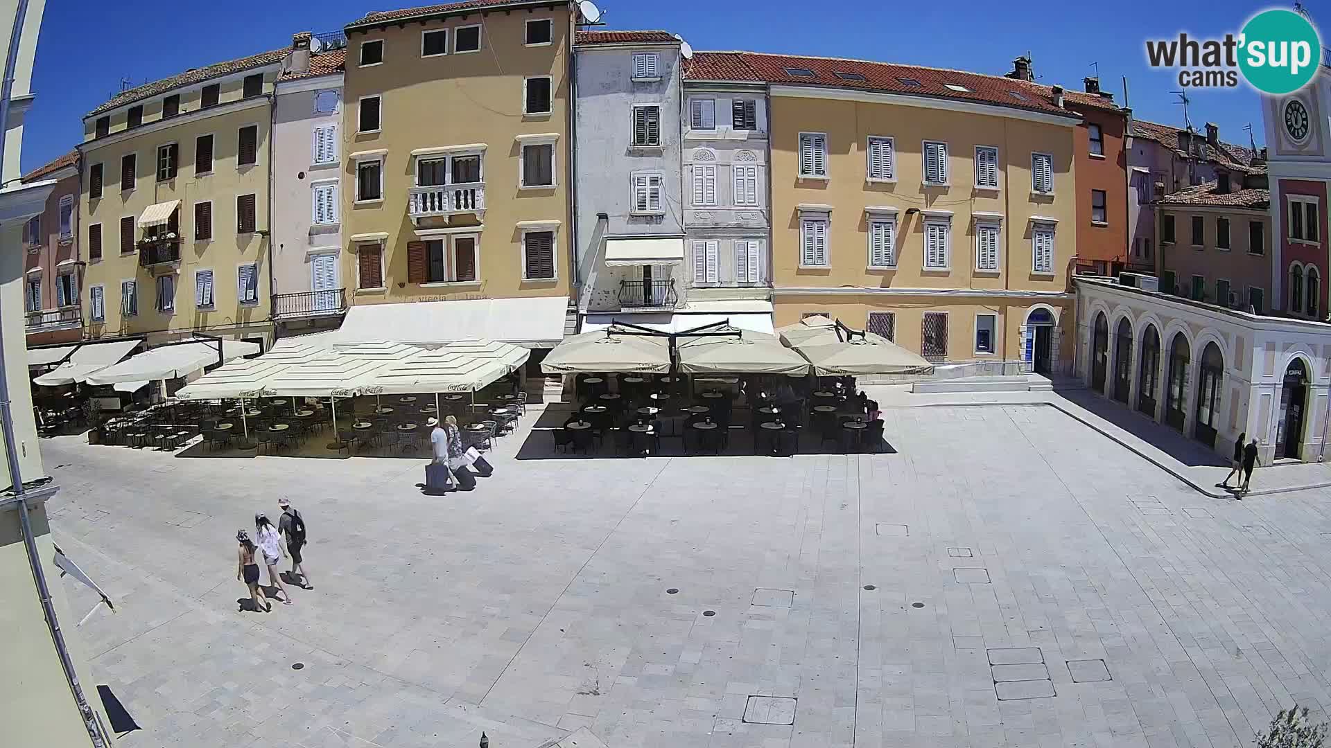 Webcam Rovinj Center – Plaza Principal