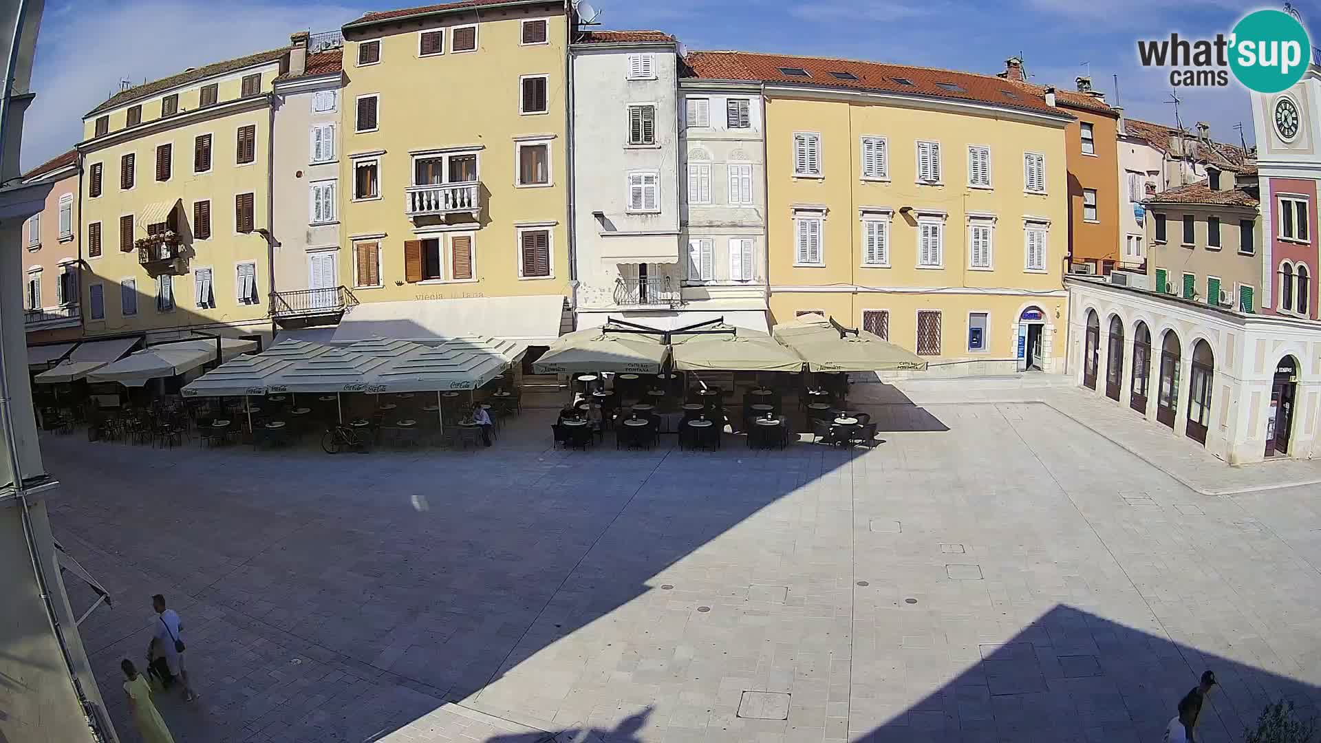 Webcam Rovinj Zentrum – Hauptplatz in Echtzeit