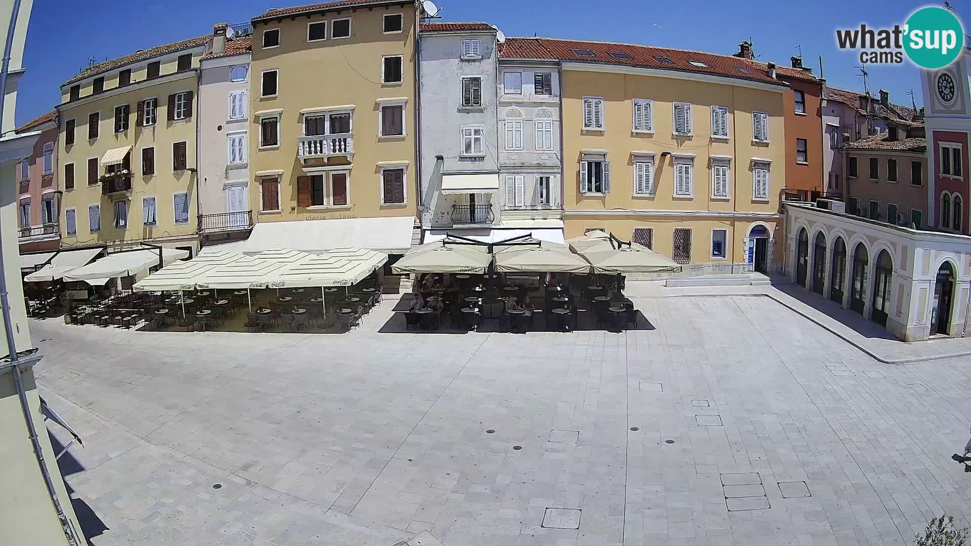 Webcam Rovinj Center – Plaza Principal