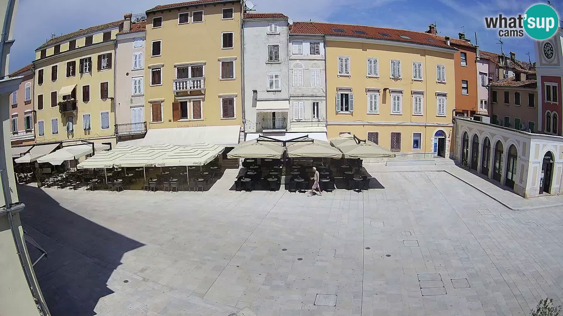 Webcam Rovinj Zentrum – Hauptplatz in Echtzeit