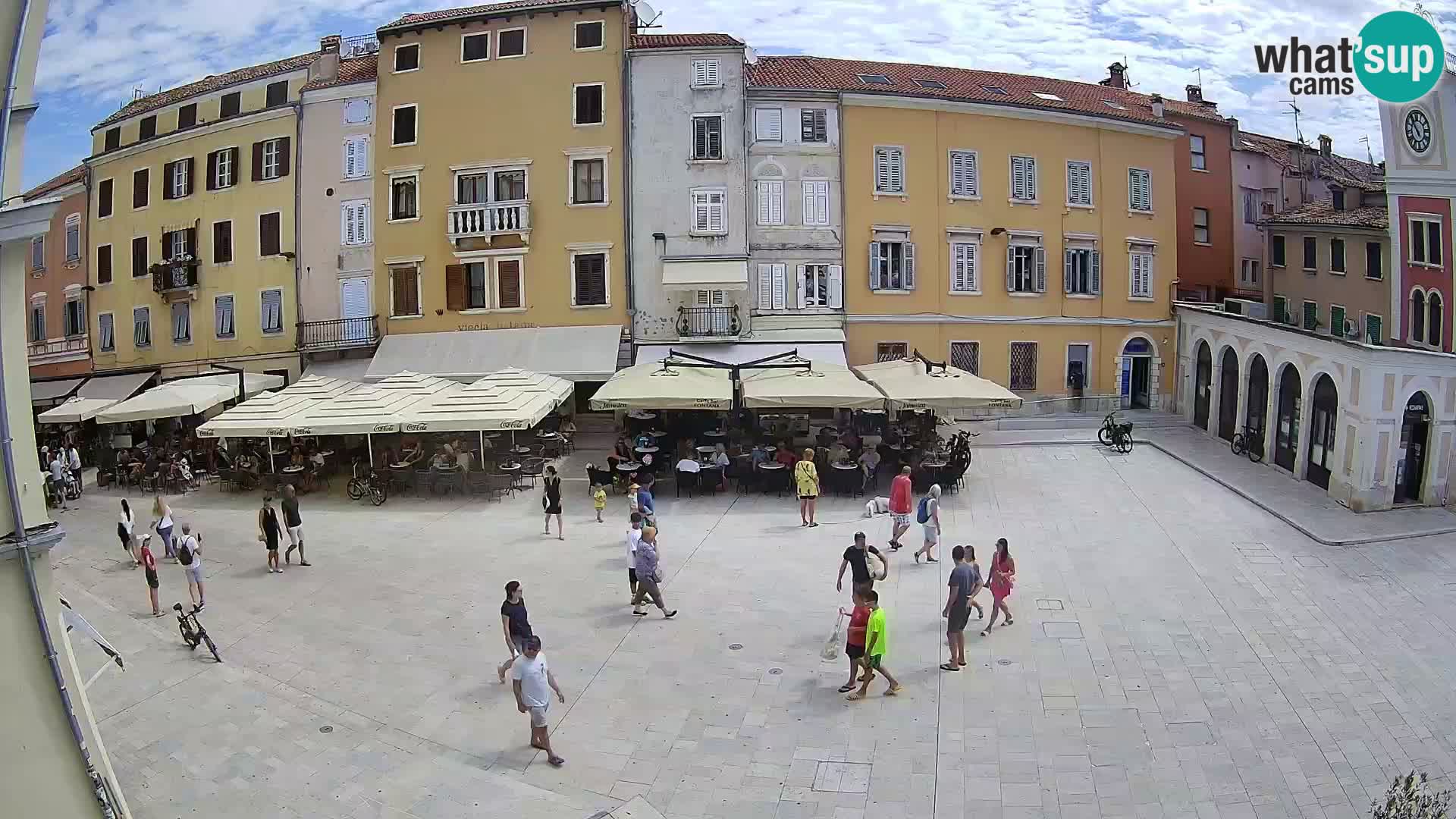 Webcam Rovinj Center – Plaza Principal