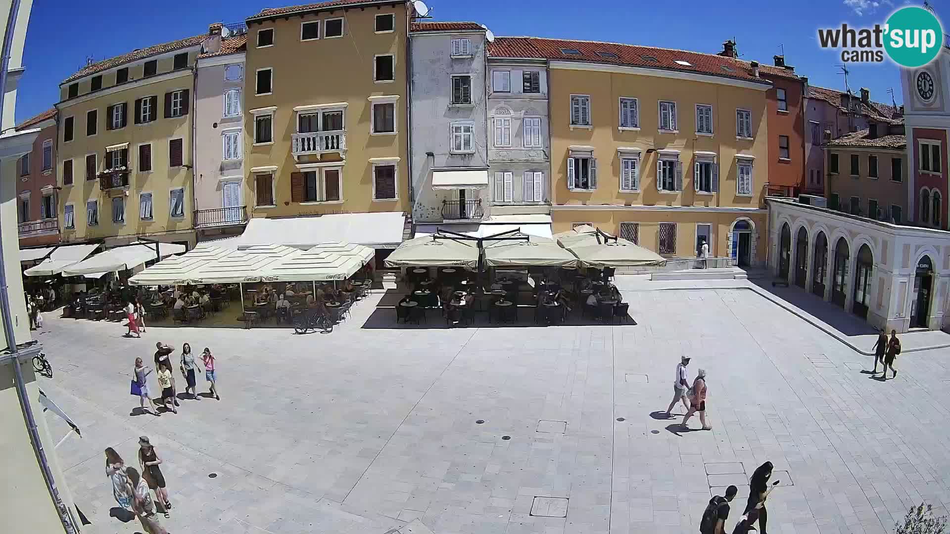Webcam Rovinj Center – Plaza Principal