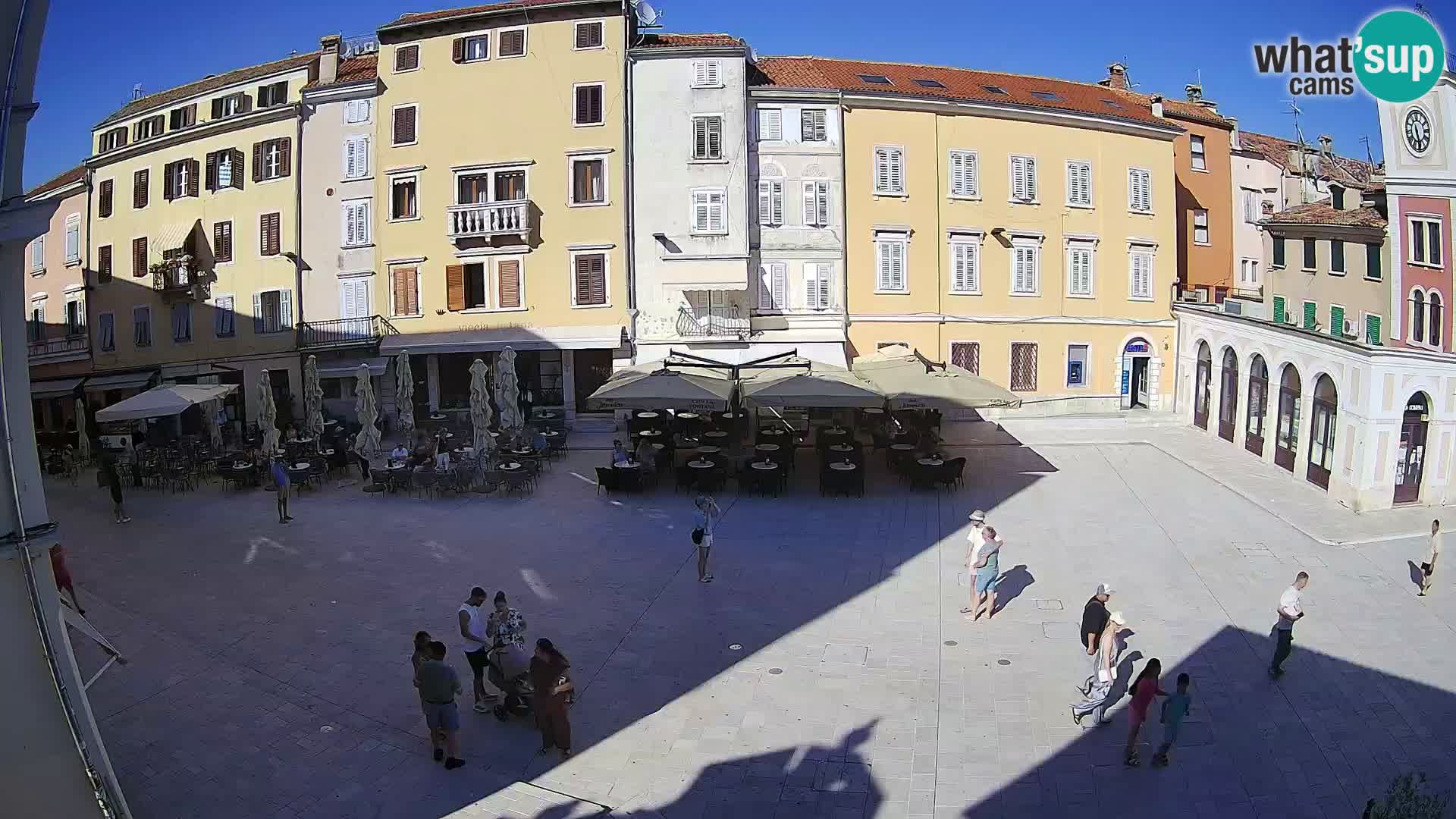 Webcam Rovinj Zentrum – Hauptplatz in Echtzeit