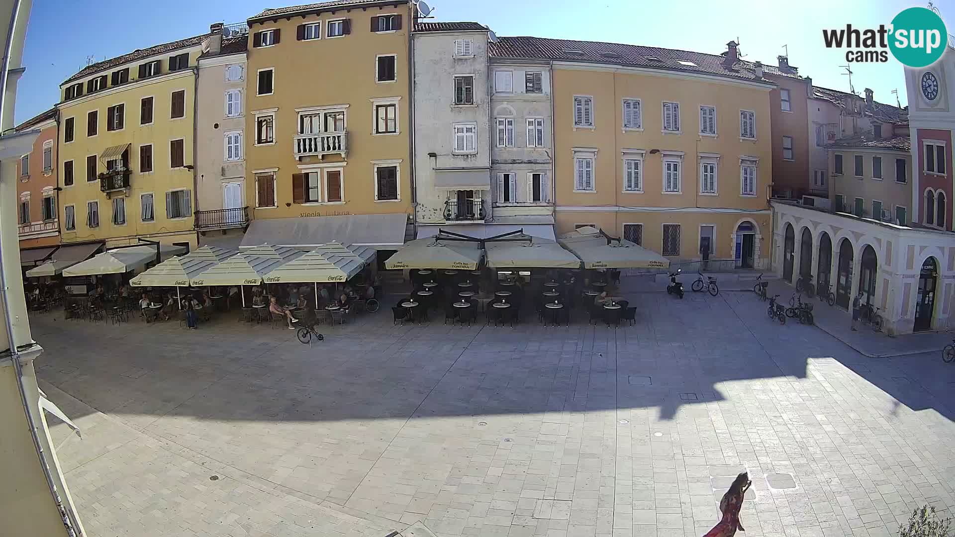 Webcam Rovinj Zentrum – Hauptplatz in Echtzeit
