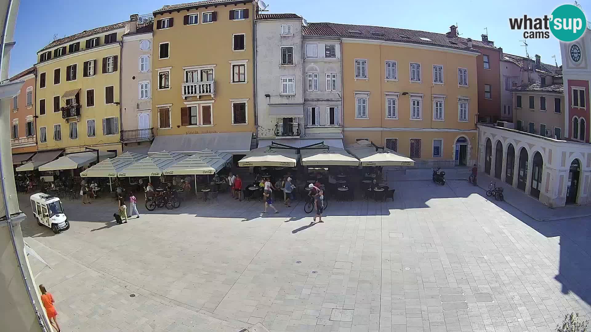 Webcam Rovinj Zentrum – Hauptplatz in Echtzeit