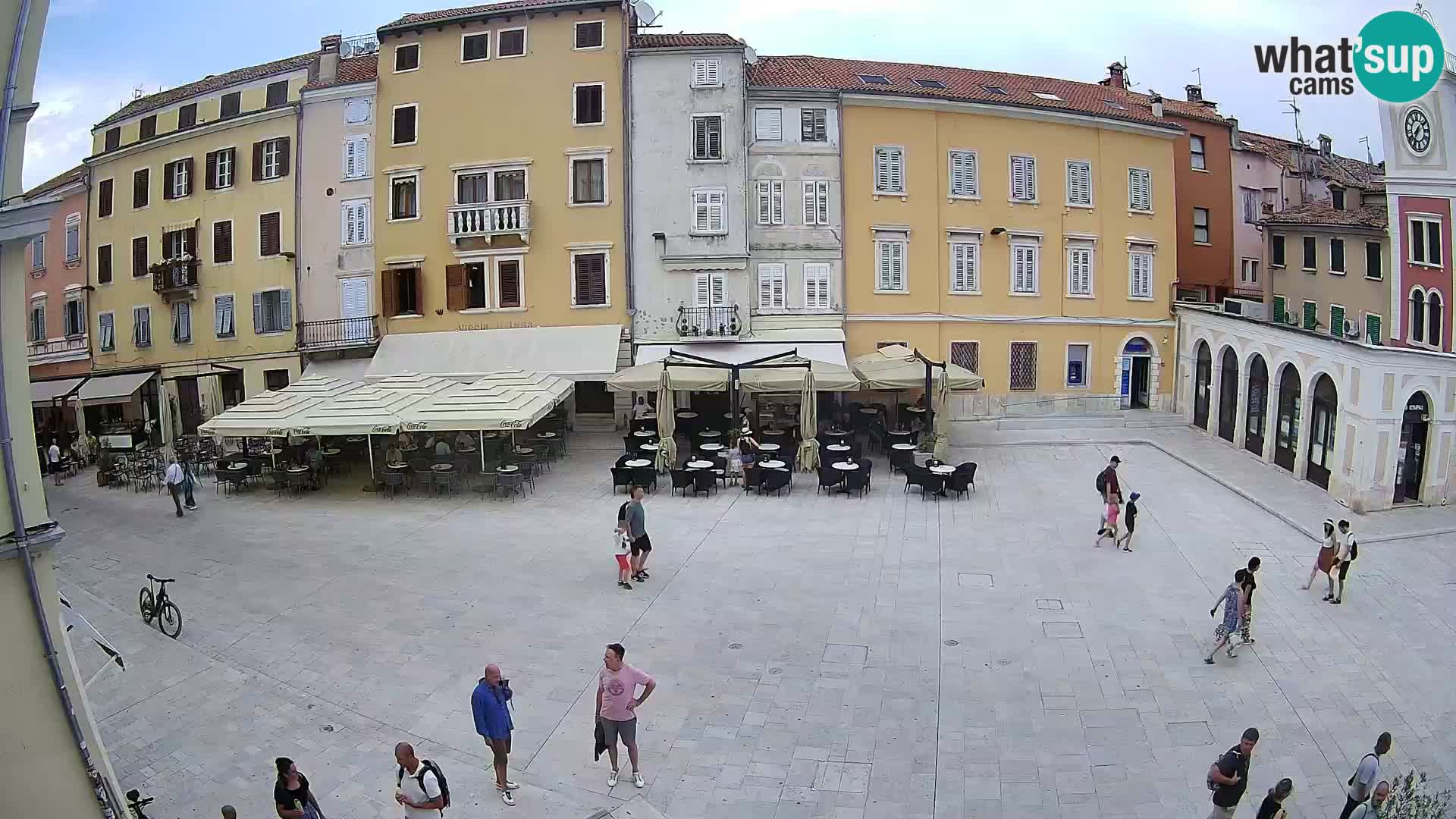 Webcam Rovinj Zentrum – Hauptplatz in Echtzeit