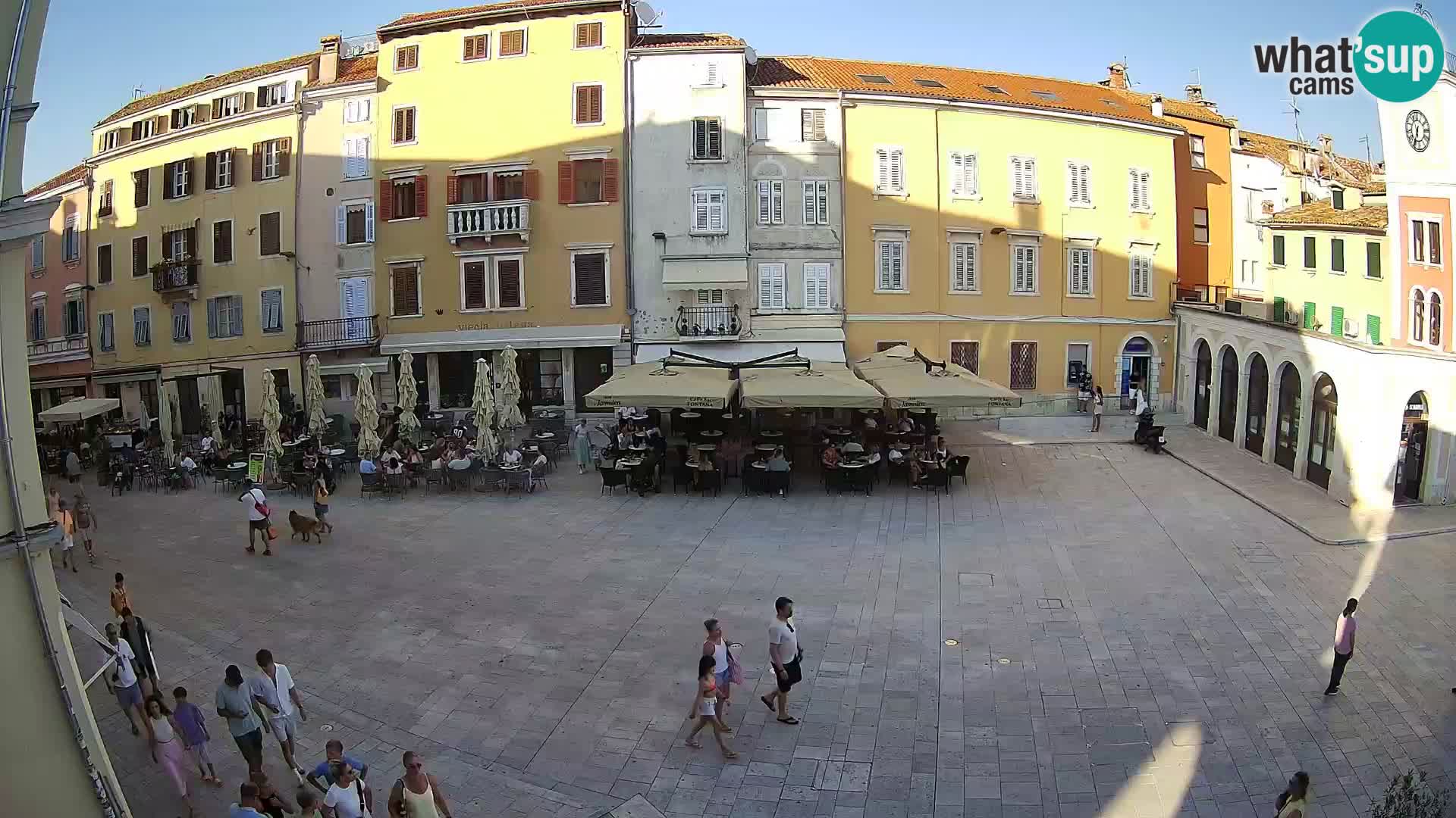 Webcam Rovinj Zentrum – Hauptplatz in Echtzeit