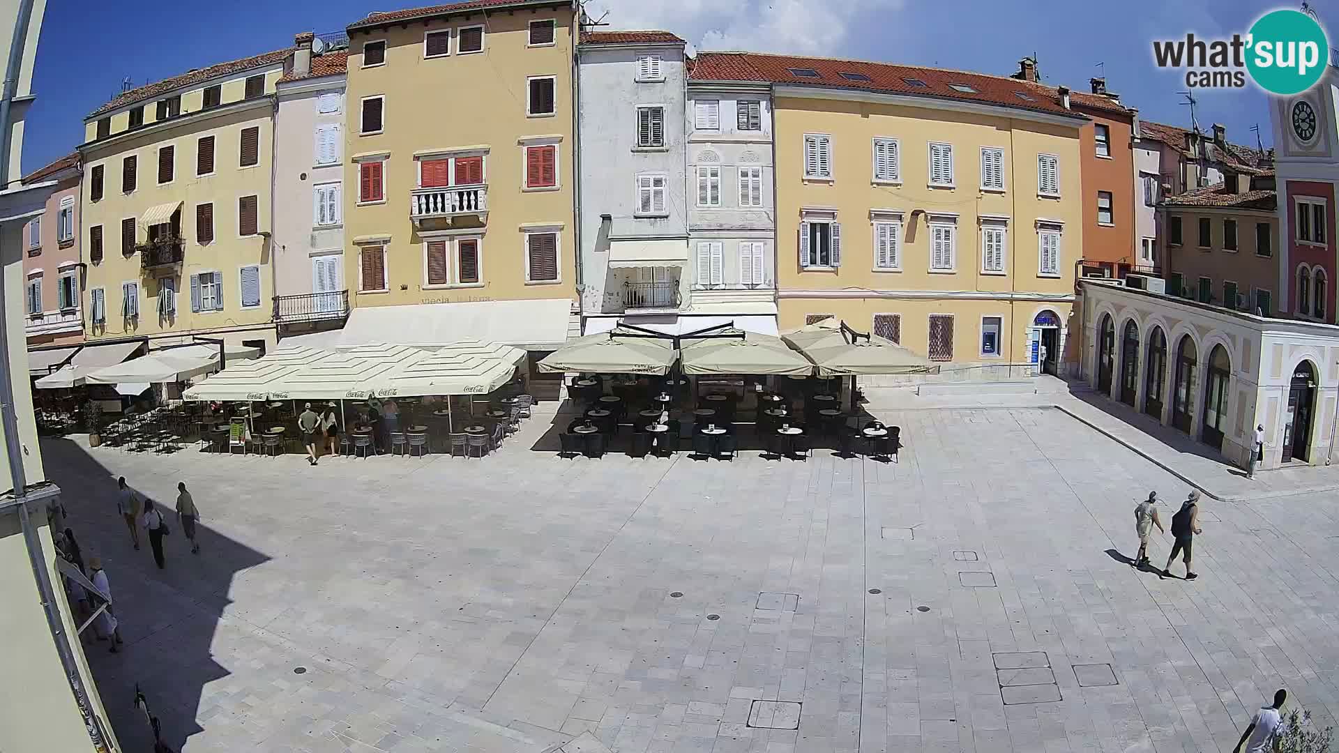 Webcam Rovinj Zentrum – Hauptplatz in Echtzeit