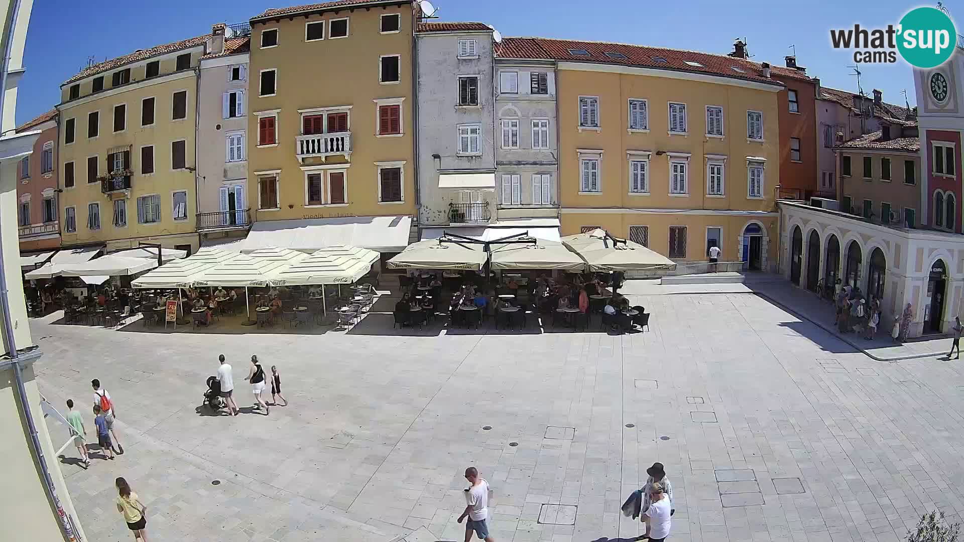 Webcam Rovinj Zentrum – Hauptplatz in Echtzeit