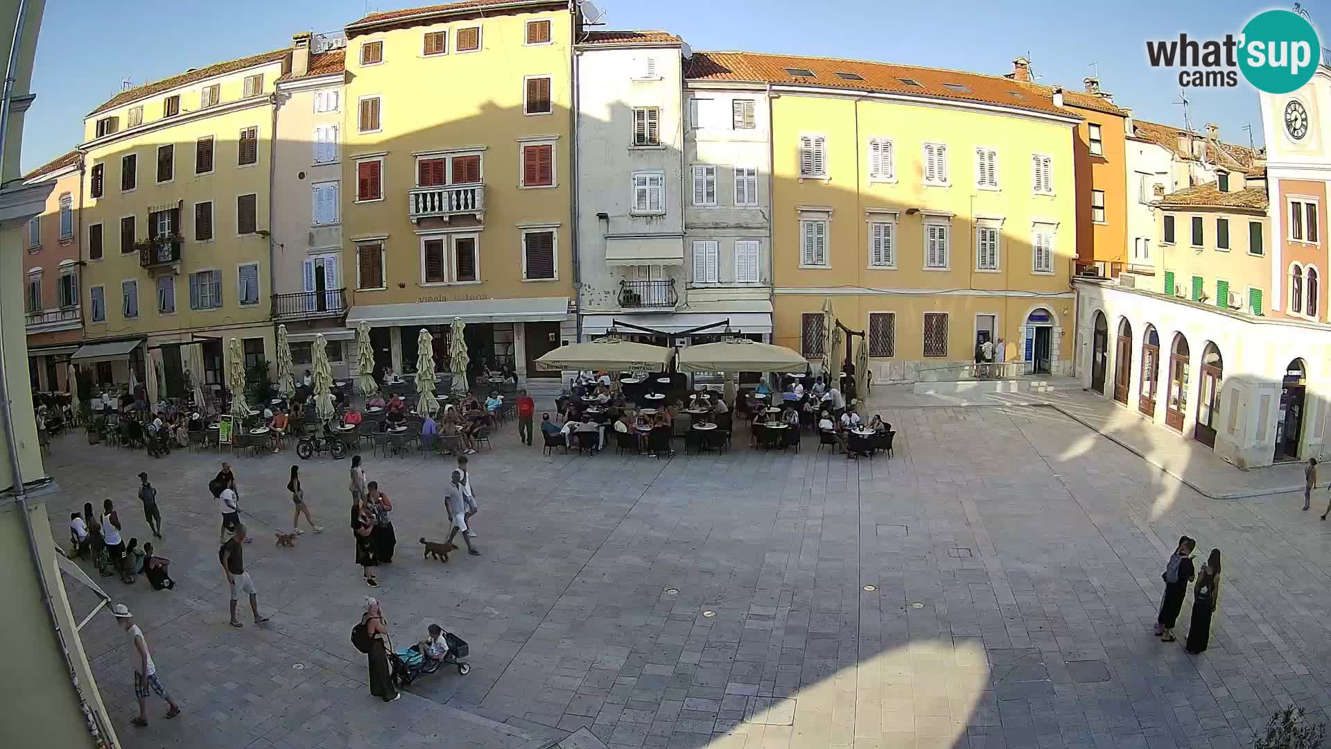 Webcam Rovinj Zentrum – Hauptplatz in Echtzeit