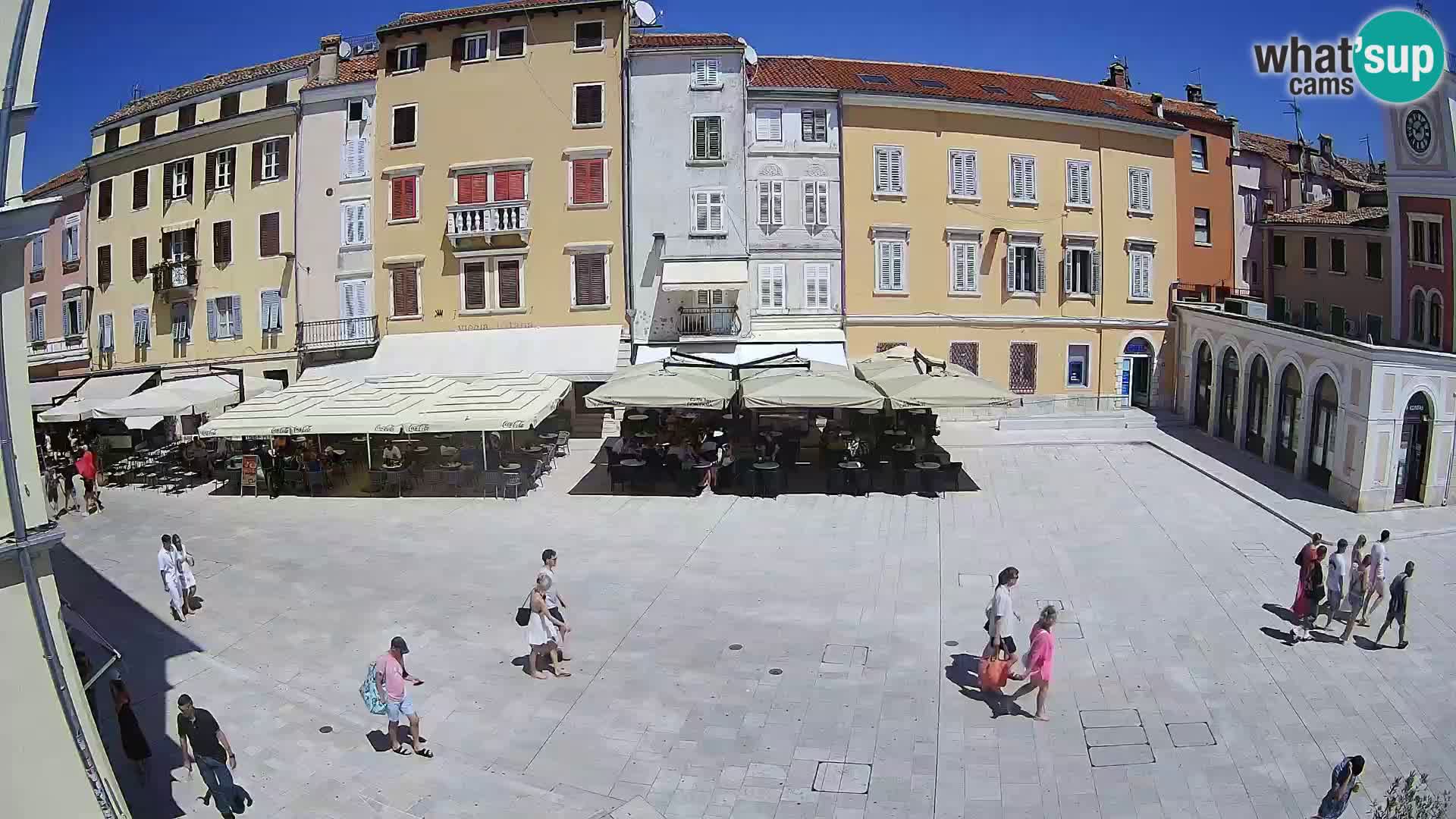Webcam Rovinj Zentrum – Hauptplatz in Echtzeit