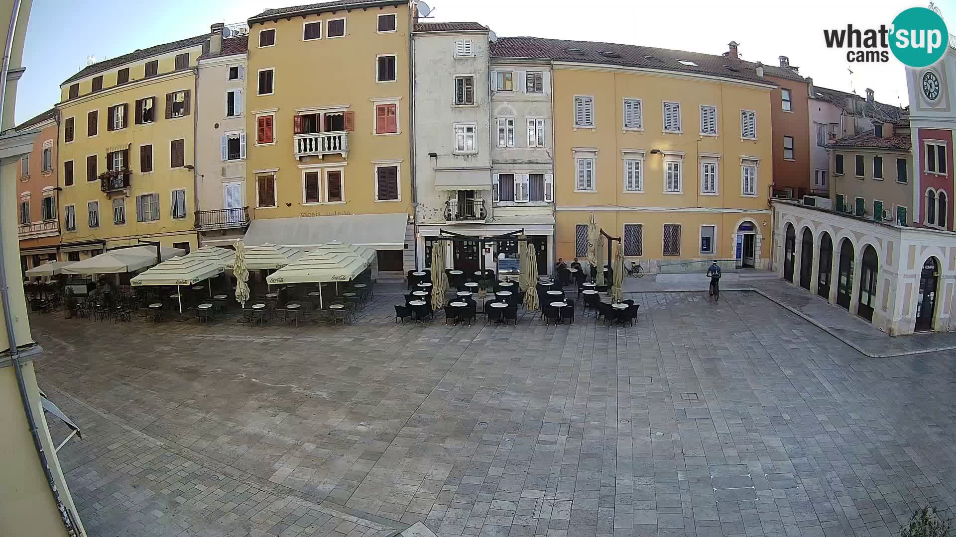 Webcam Rovinj Zentrum – Hauptplatz in Echtzeit
