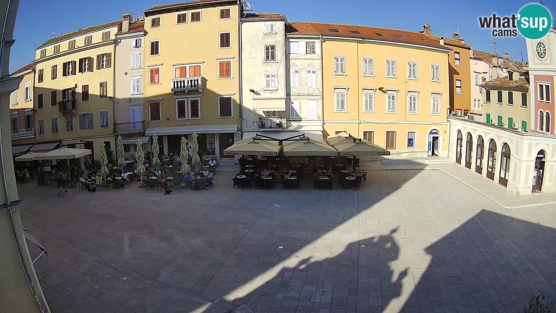 Webcam Rovinj Zentrum – Hauptplatz in Echtzeit