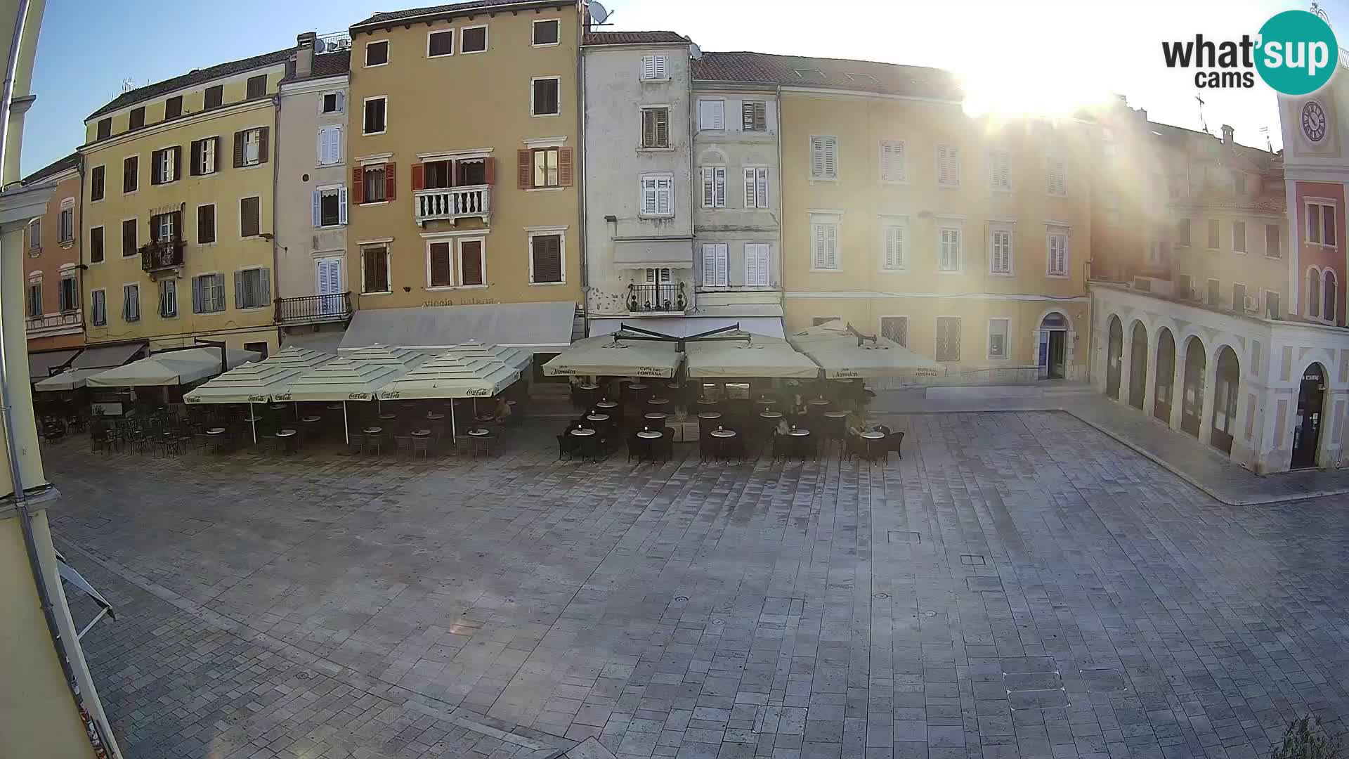 Webcam Rovinj Zentrum – Hauptplatz in Echtzeit