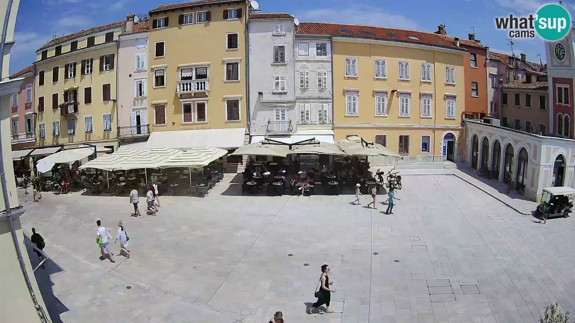 Webcam Rovinj Zentrum – Hauptplatz in Echtzeit