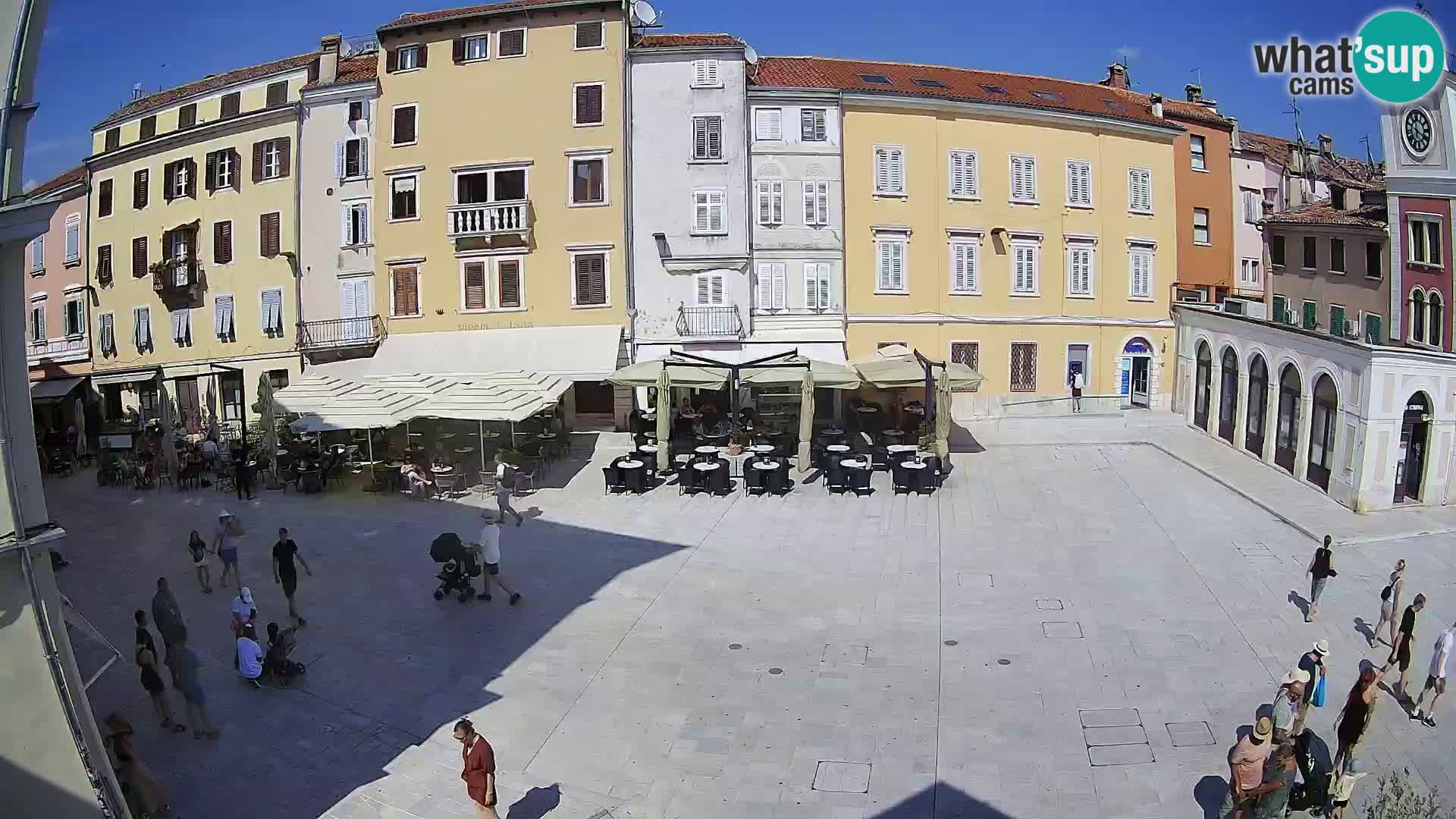 Webcam Rovinj Center – Plaza Principal