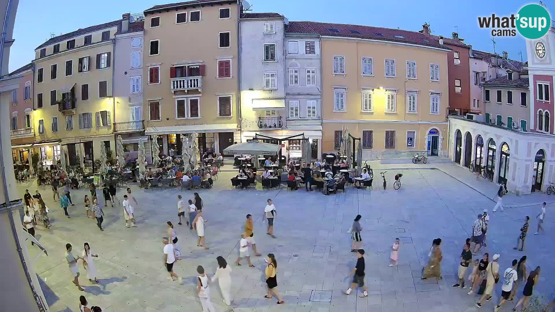 Webcam Rovinj Zentrum – Hauptplatz in Echtzeit