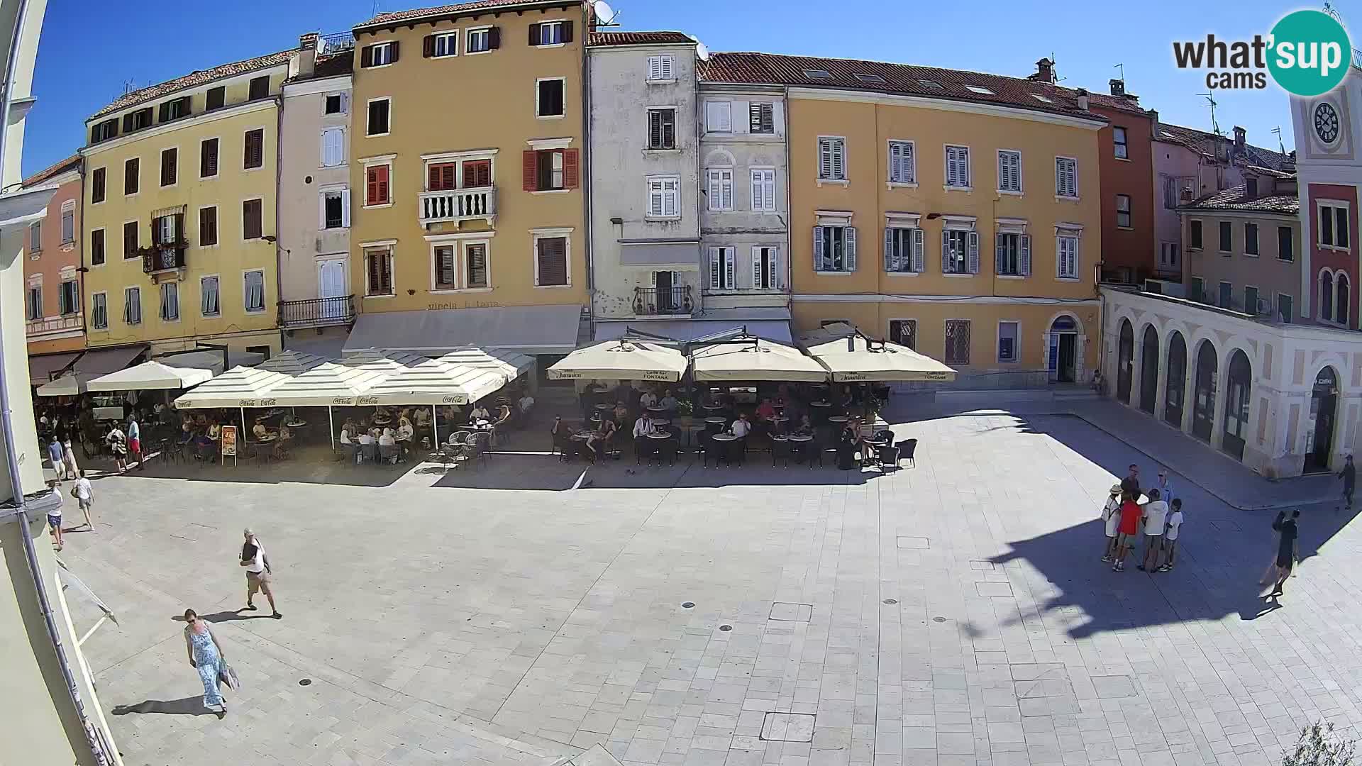 Webcam Rovinj Center – Plaza Principal