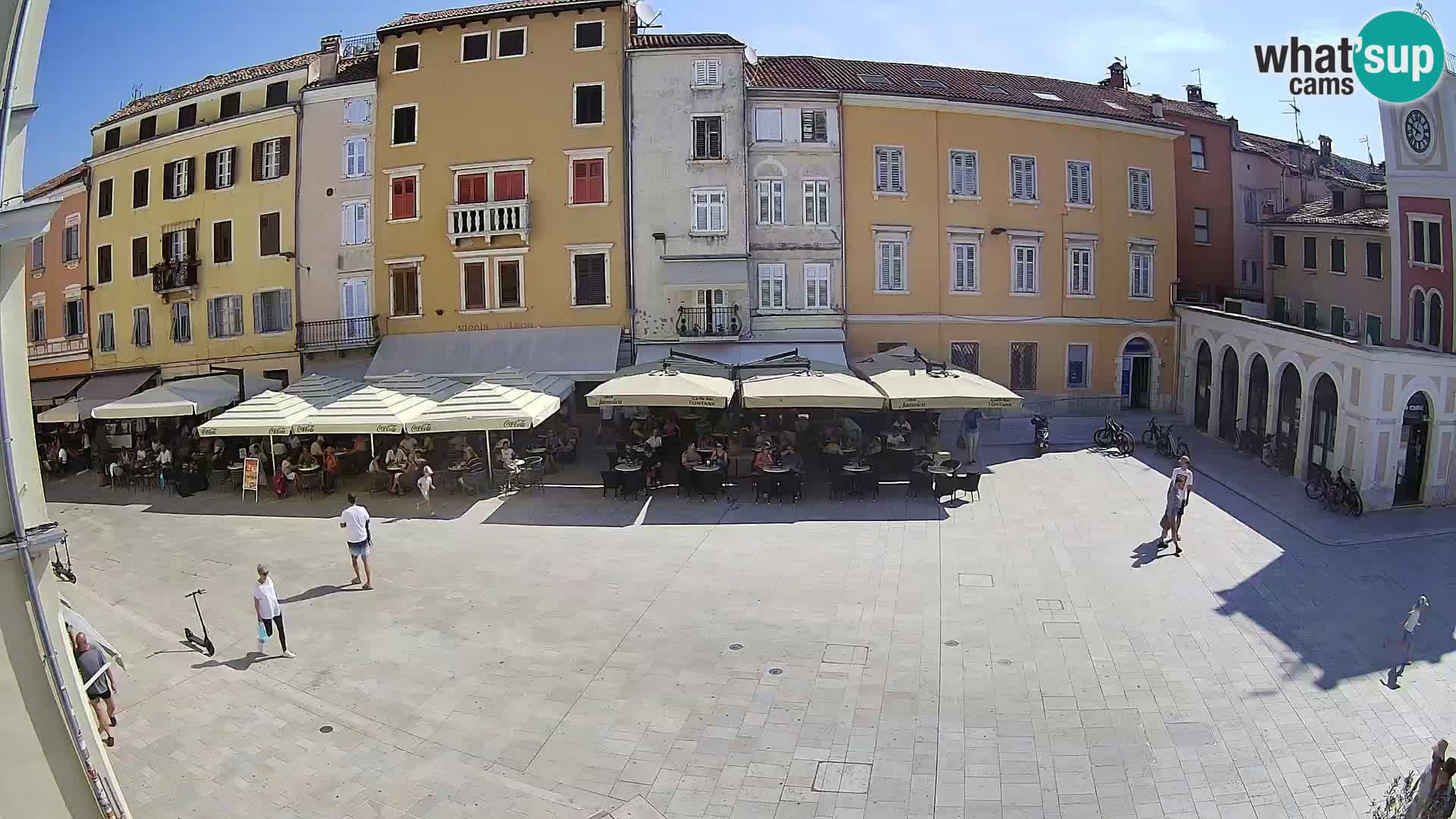 Webcam Rovinj Center – Plaza Principal