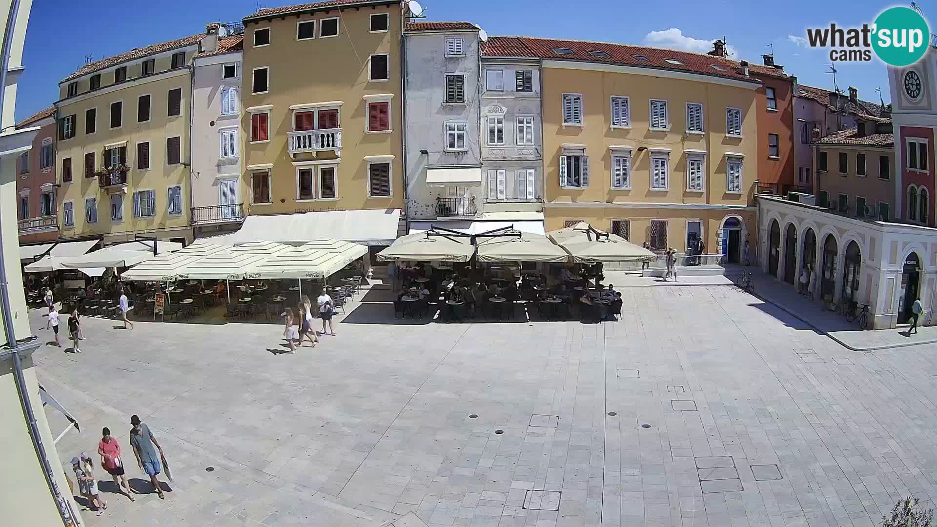 Webcam Rovinj Center – Plaza Principal