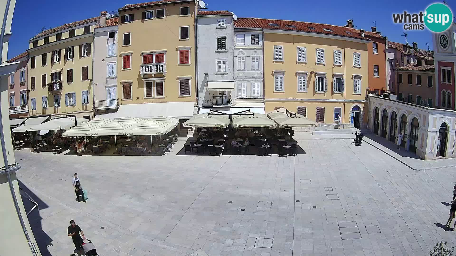 Webcam Rovinj Center – Plaza Principal