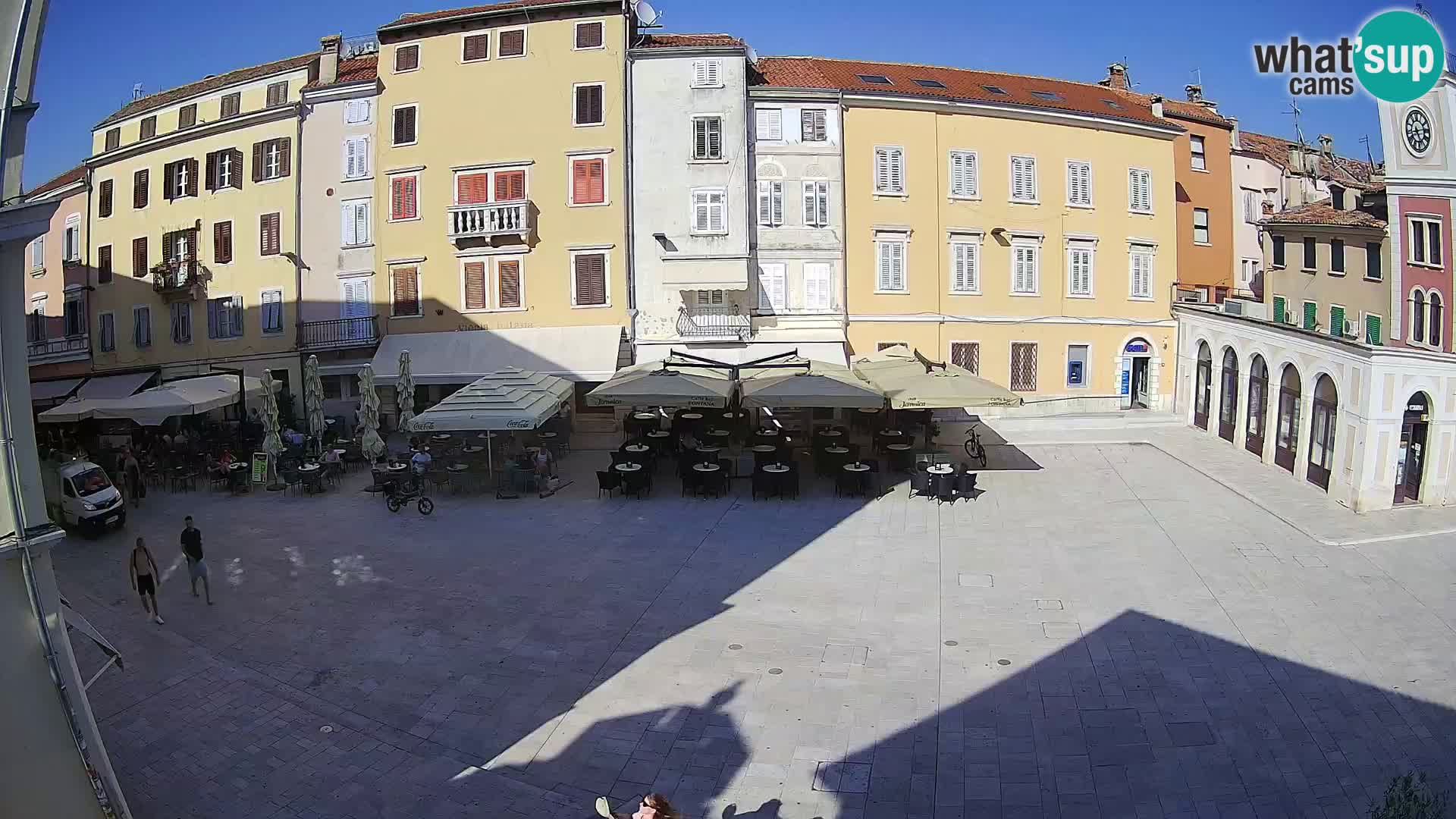 Webcam Rovinj Zentrum – Hauptplatz in Echtzeit