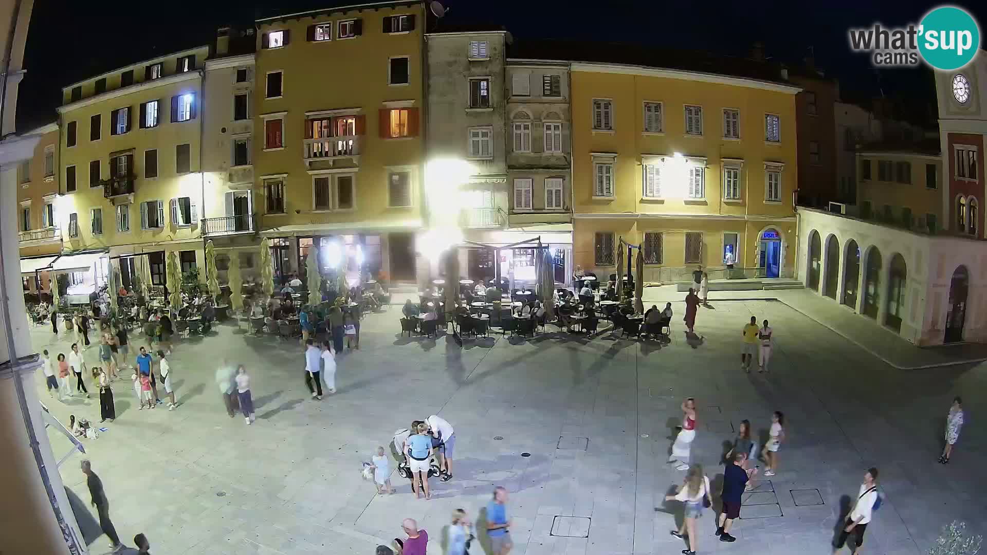 Webcam Rovinj Zentrum – Hauptplatz in Echtzeit
