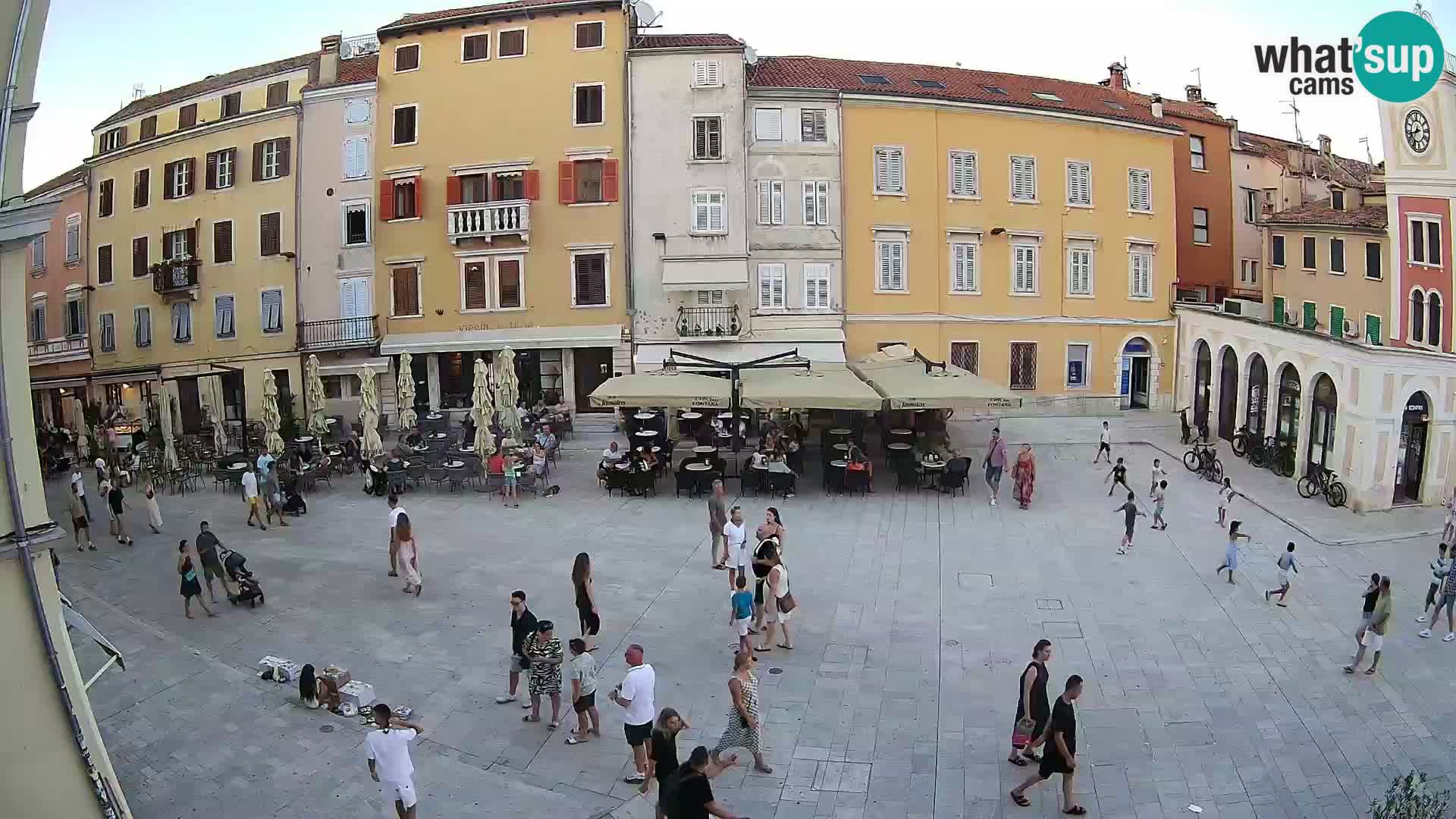 Webcam Rovinj Zentrum – Hauptplatz in Echtzeit