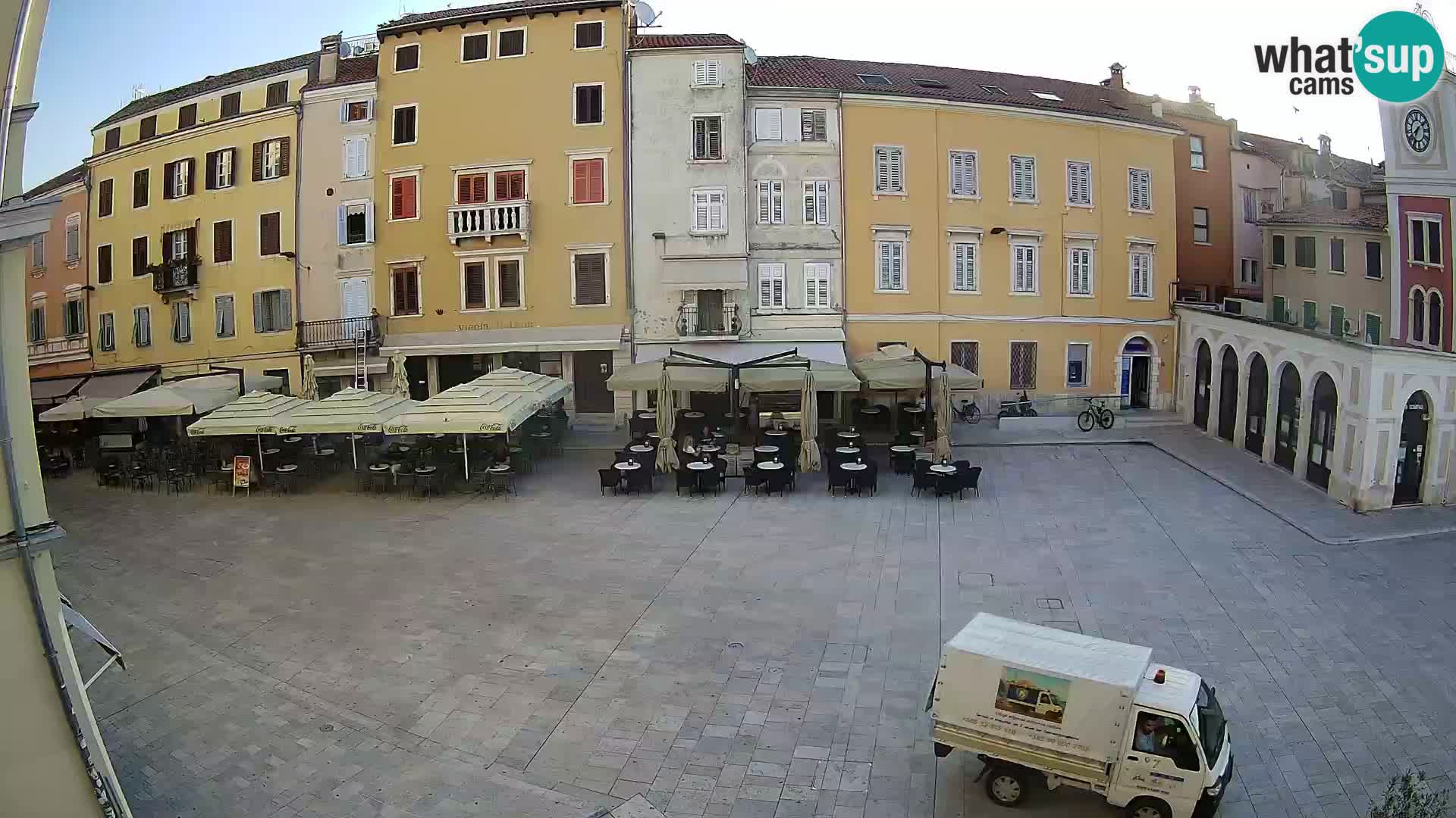 Webcam Rovinj Zentrum – Hauptplatz in Echtzeit