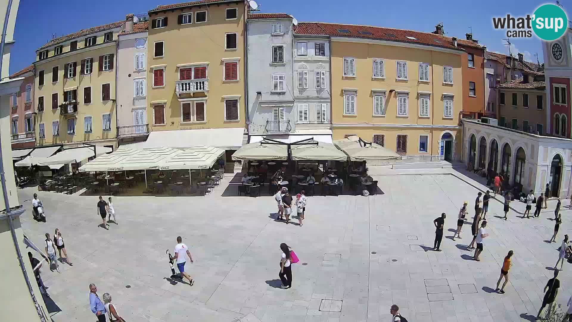 Webcam Rovinj Center – Plaza Principal