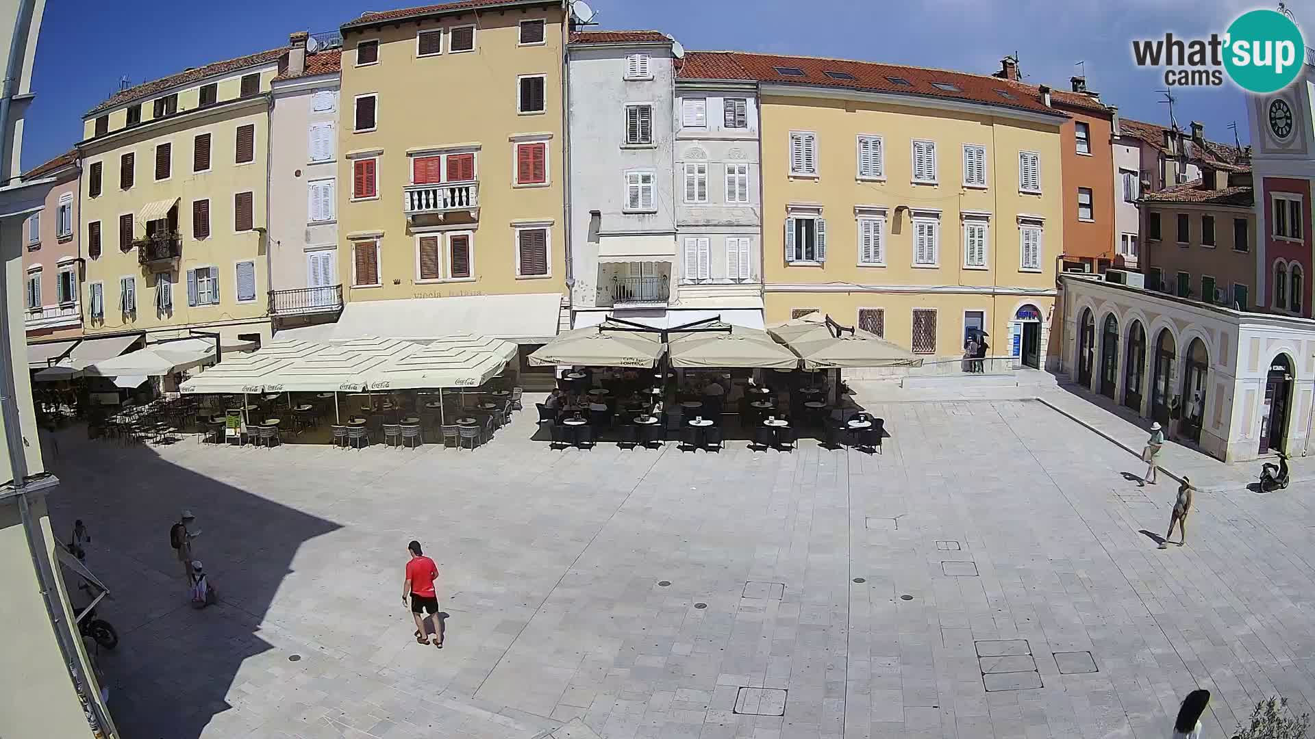 Webcam Rovinj Center – Plaza Principal