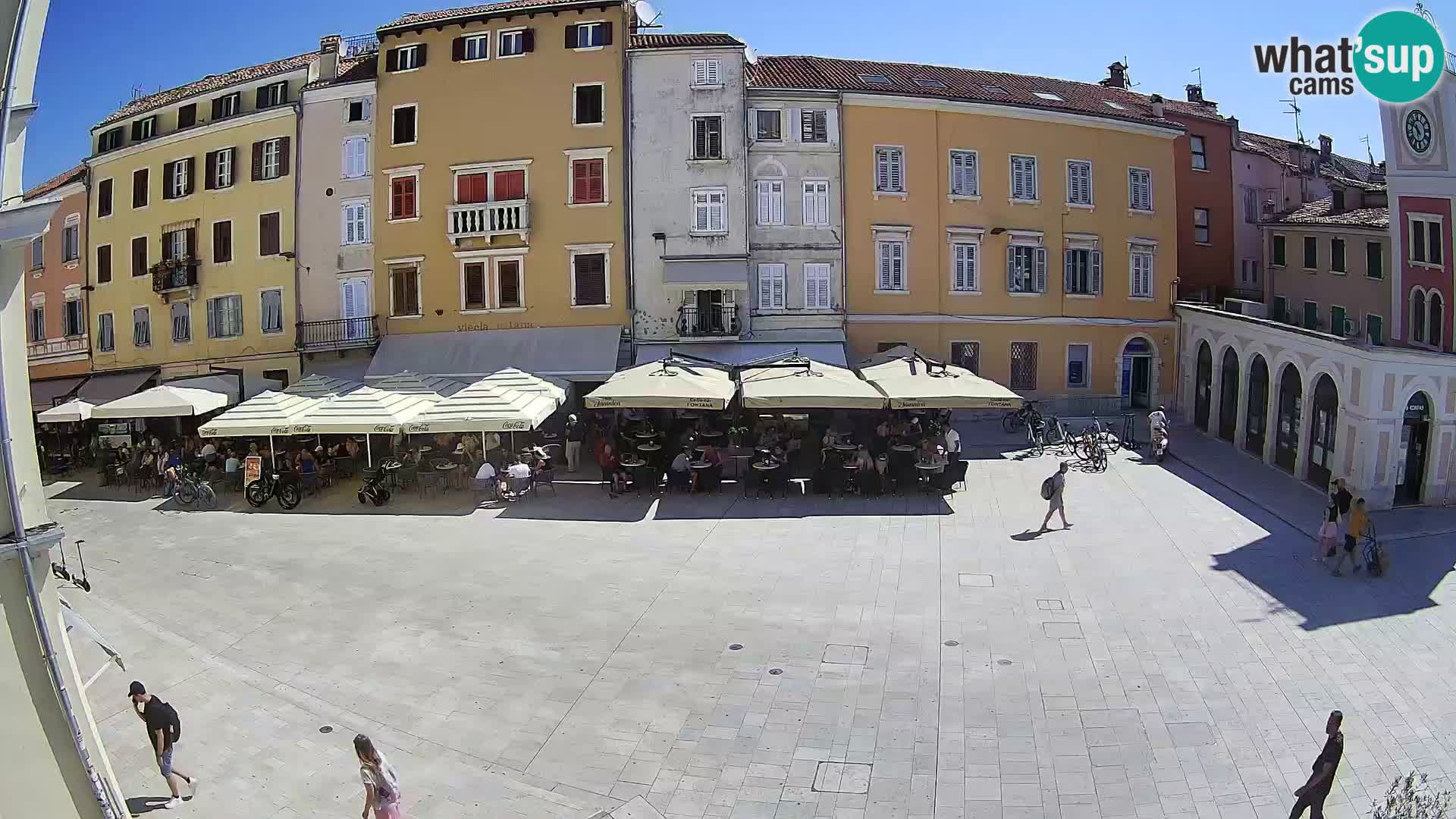 Webcam Rovinj Center – Plaza Principal