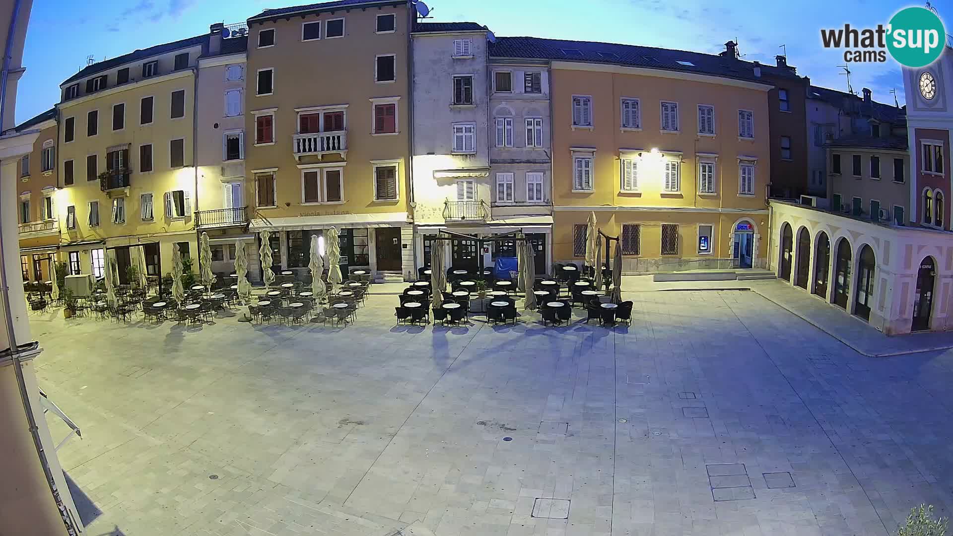 Webcam Rovinj Zentrum – Hauptplatz in Echtzeit
