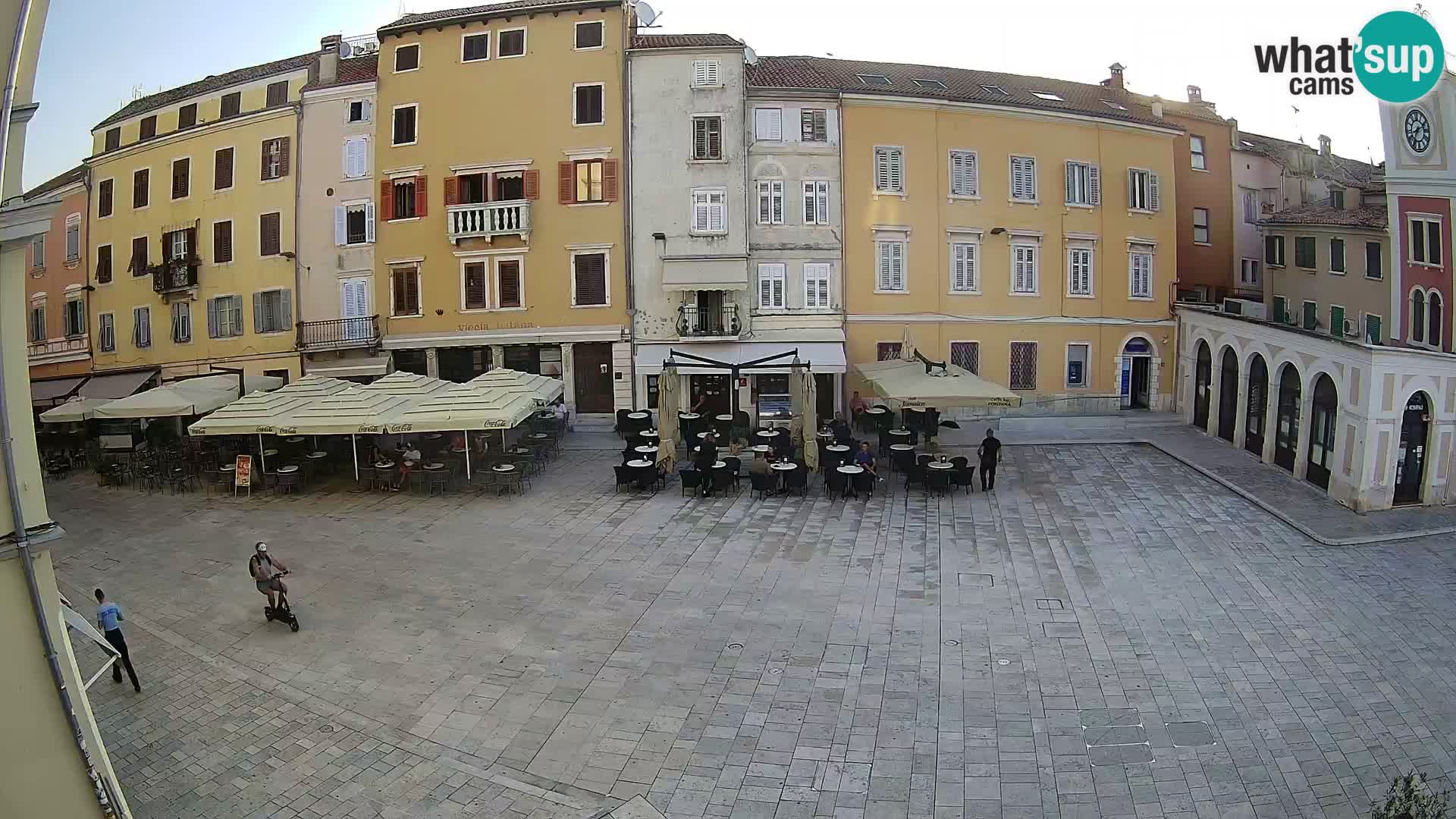 Webcam Rovinj Zentrum – Hauptplatz in Echtzeit