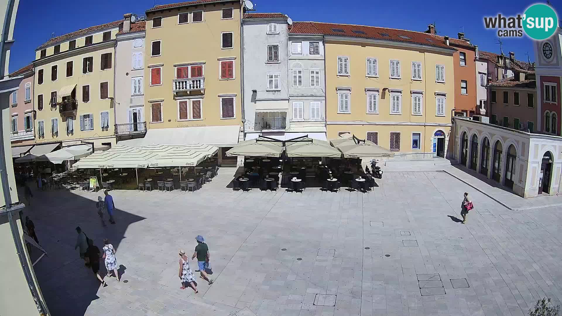 Webcam Rovinj Zentrum – Hauptplatz in Echtzeit