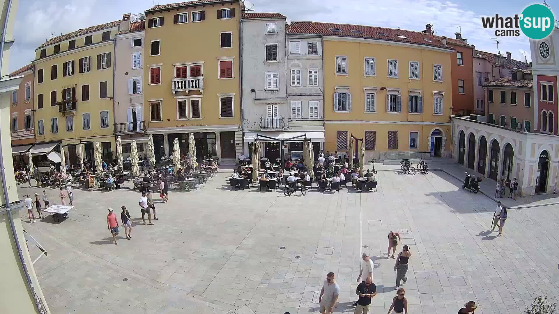 Webcam Rovinj Zentrum – Hauptplatz in Echtzeit