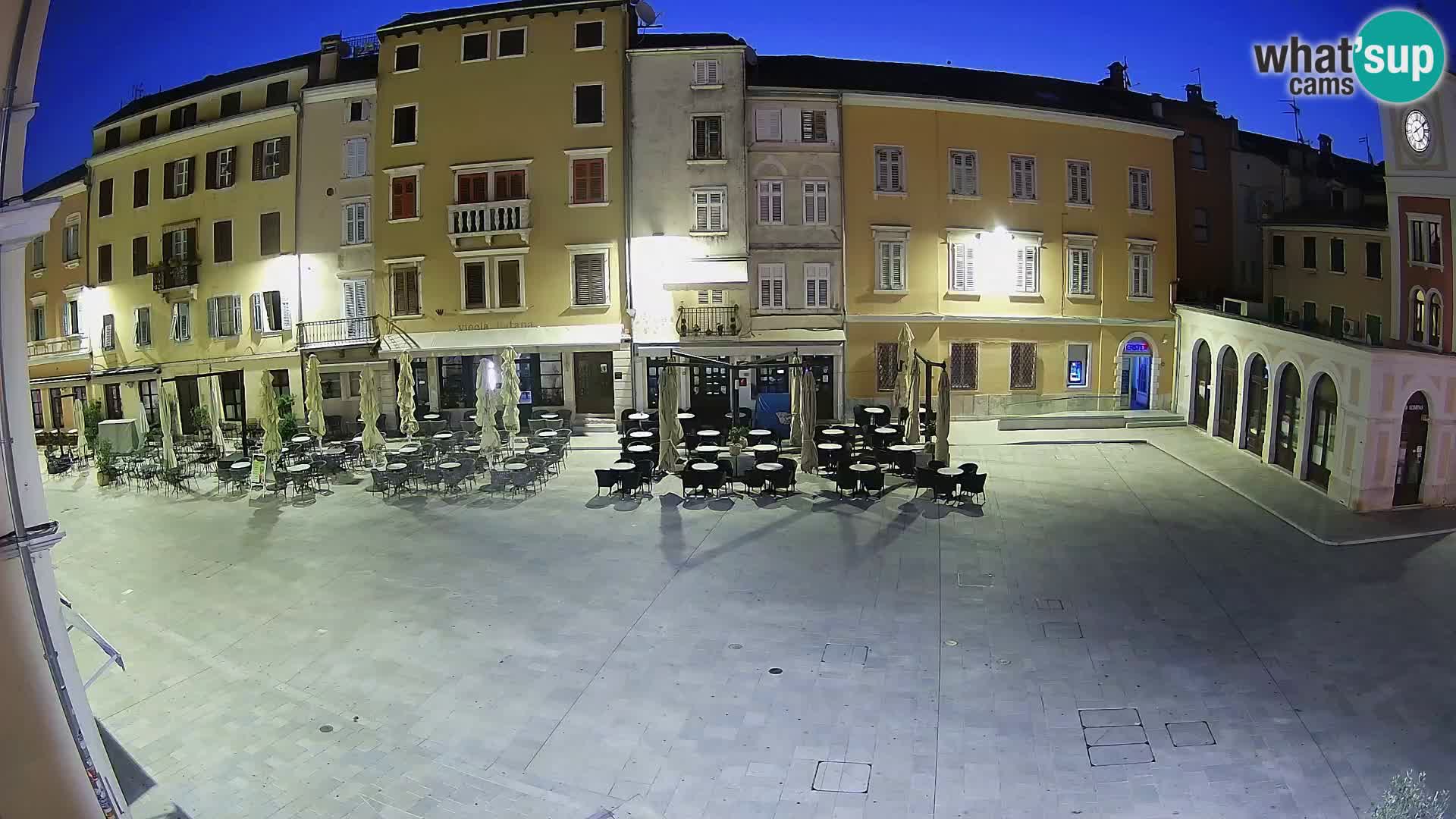 Webcam Rovinj Zentrum – Hauptplatz in Echtzeit