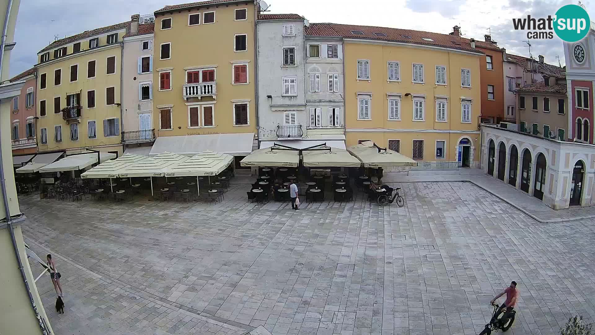 Webcam Rovinj Zentrum – Hauptplatz in Echtzeit