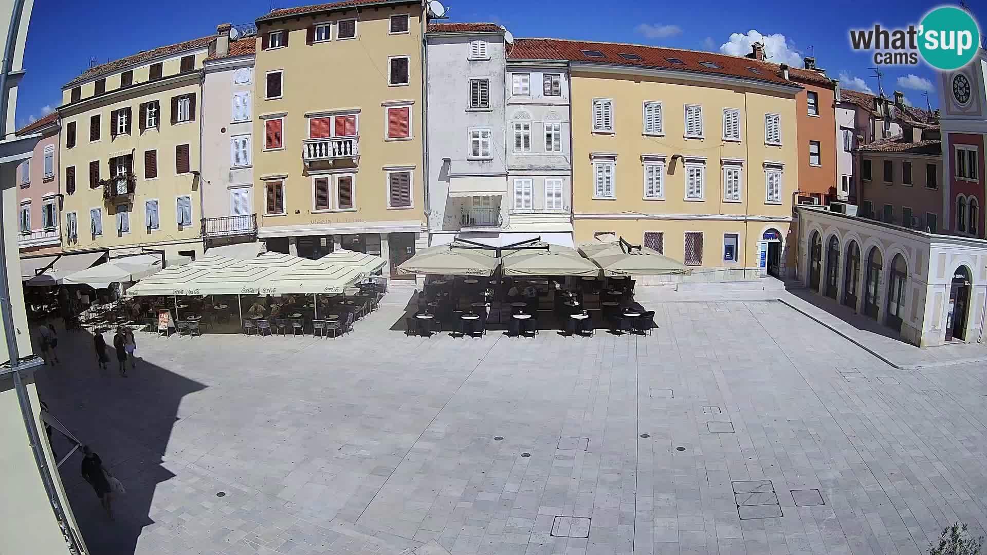 Webcam Rovinj Center – Plaza Principal