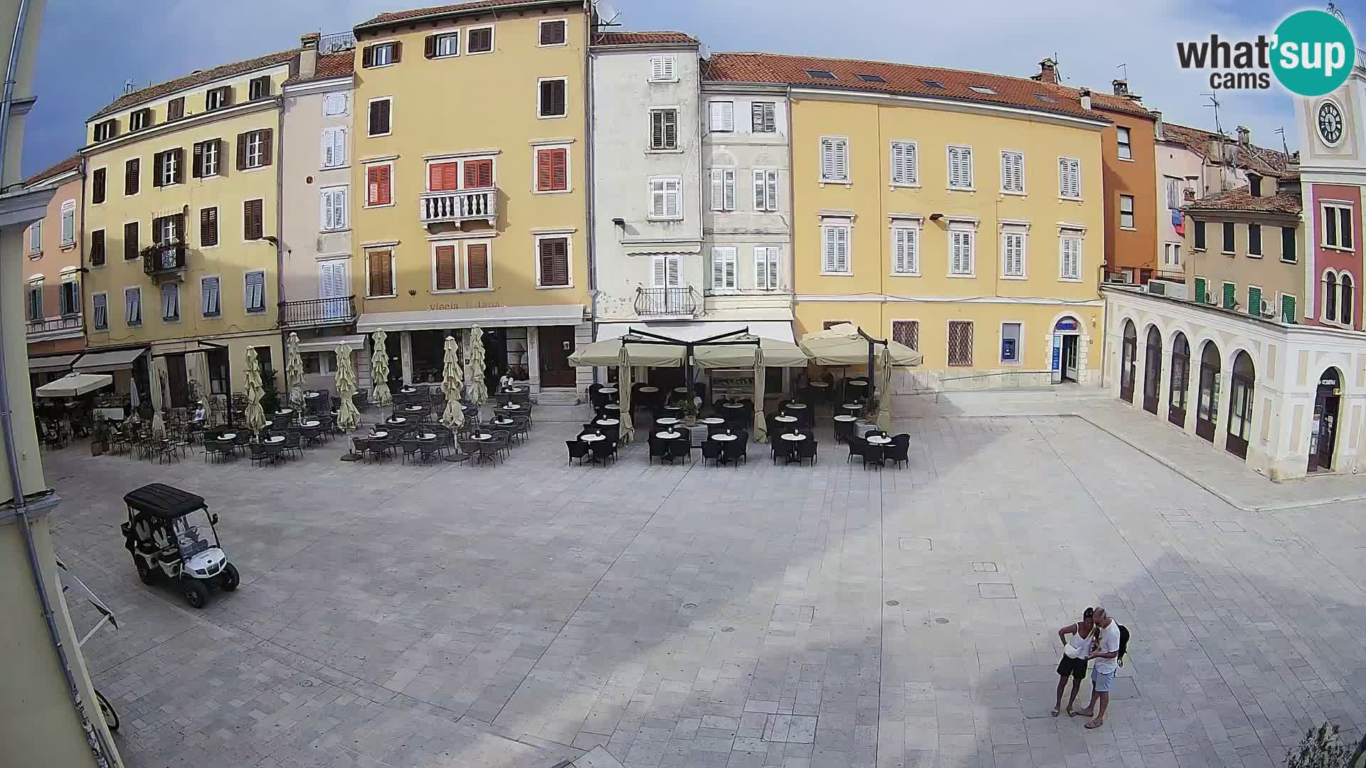 Webcam Rovinj Zentrum – Hauptplatz in Echtzeit