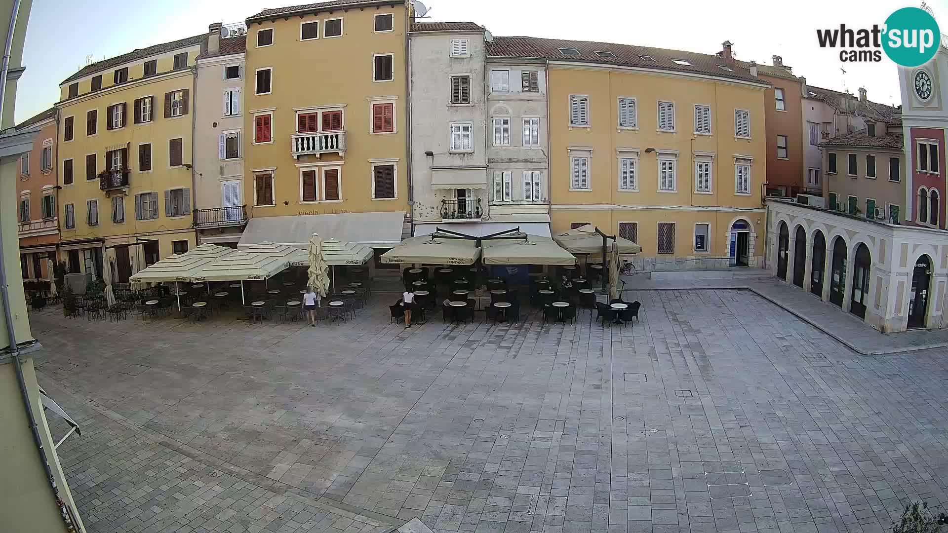 Webcam Rovinj Zentrum – Hauptplatz in Echtzeit
