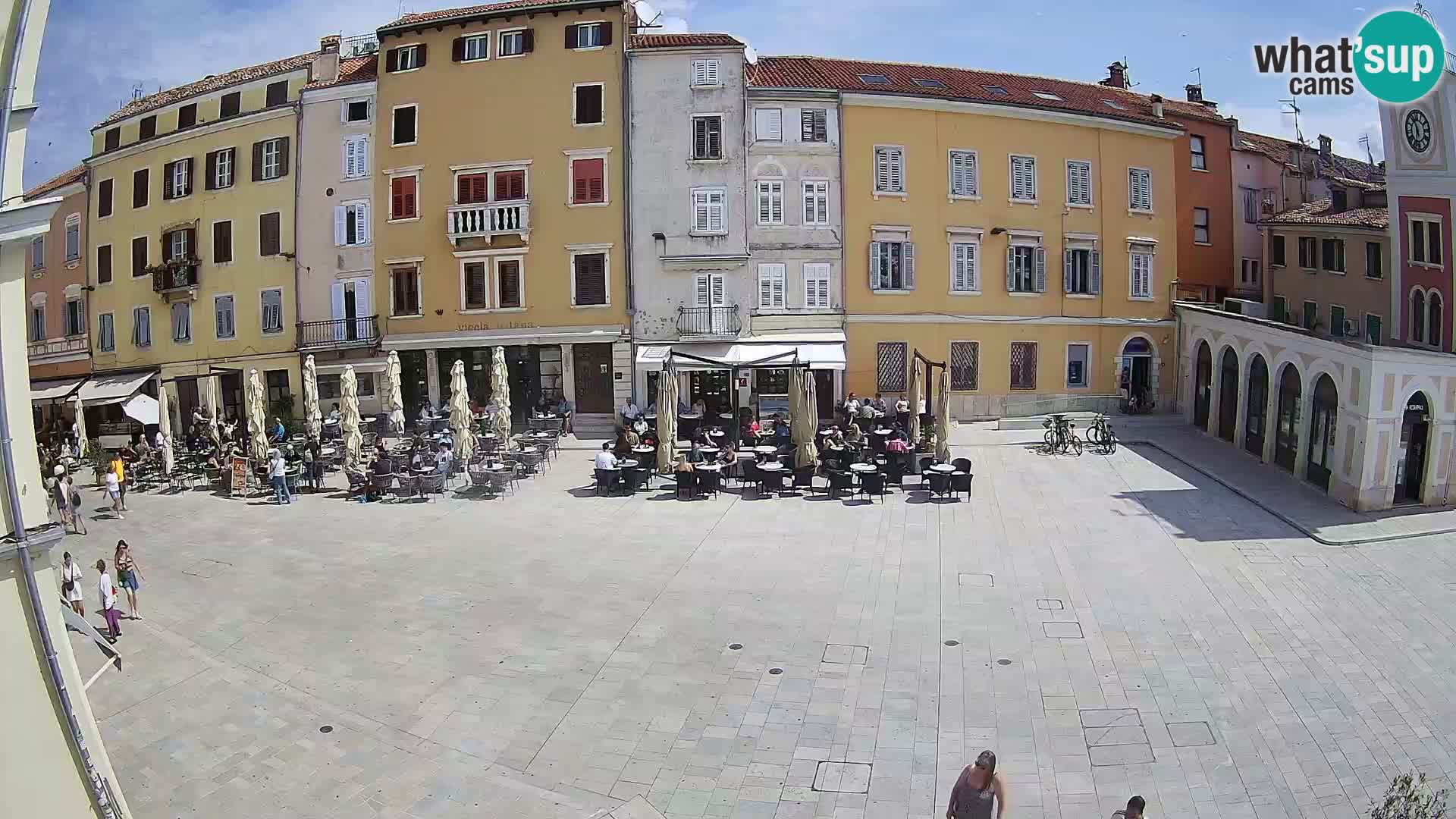Webcam Rovinj Zentrum – Hauptplatz in Echtzeit